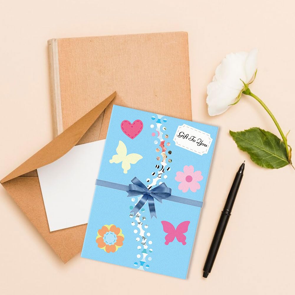 DELORIGIN 17pcs Greeting Card Border Cutting Dies Card Borders Stitch Die Cut Sewing Carbon Steel Die Cuts Stencils Card Scrapbooking Embossingb Template Dies for Craft Paper Making Albums Gift Decor - Image 3
