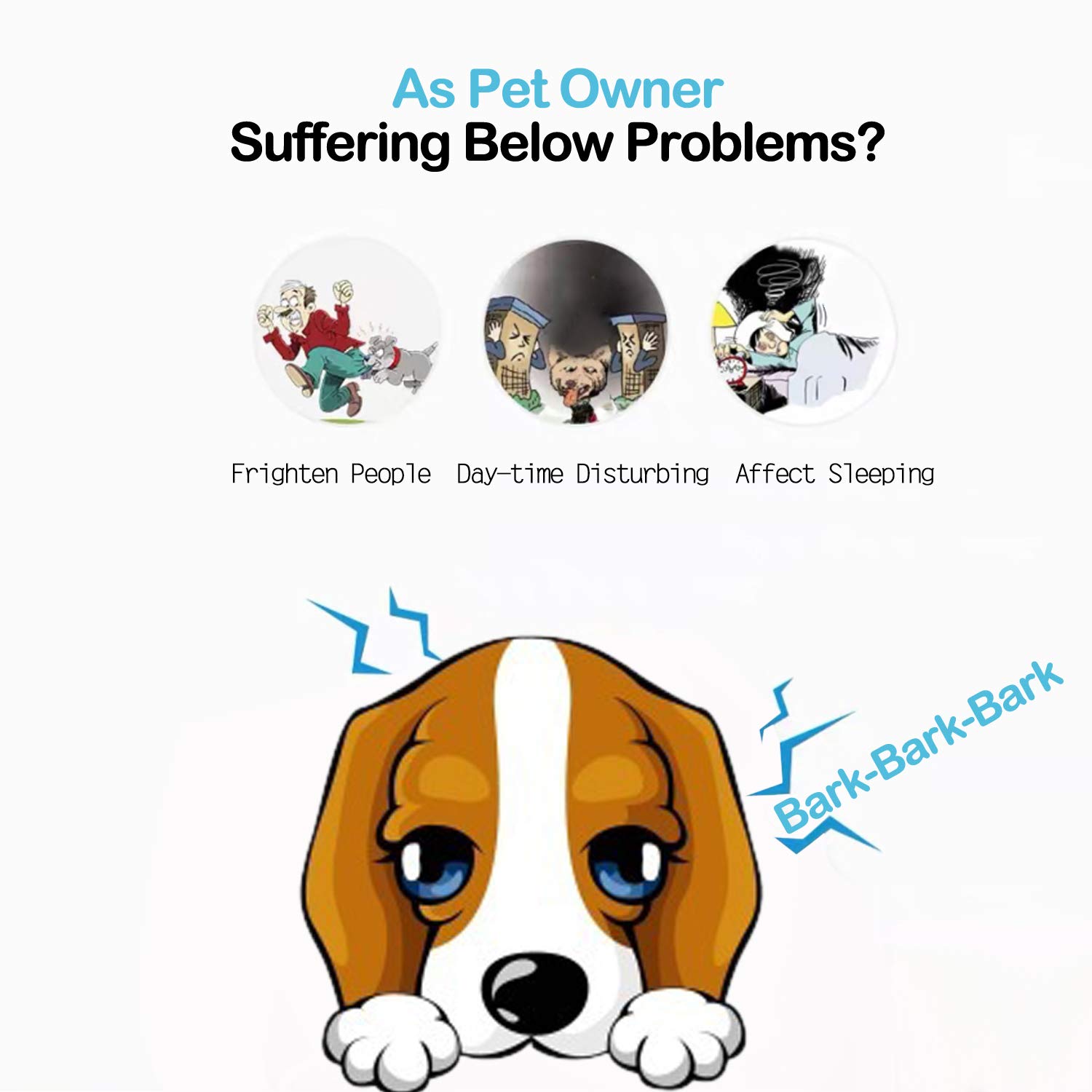 Bbata Reflective Nylon Anti Barking Collars for Small Medium Large Dog Breeds,2024 Upgrade Bark Collars with Breathing Searching/Beep/Vibration/Shock Modes with Smart Controll Detection Collar, Orange