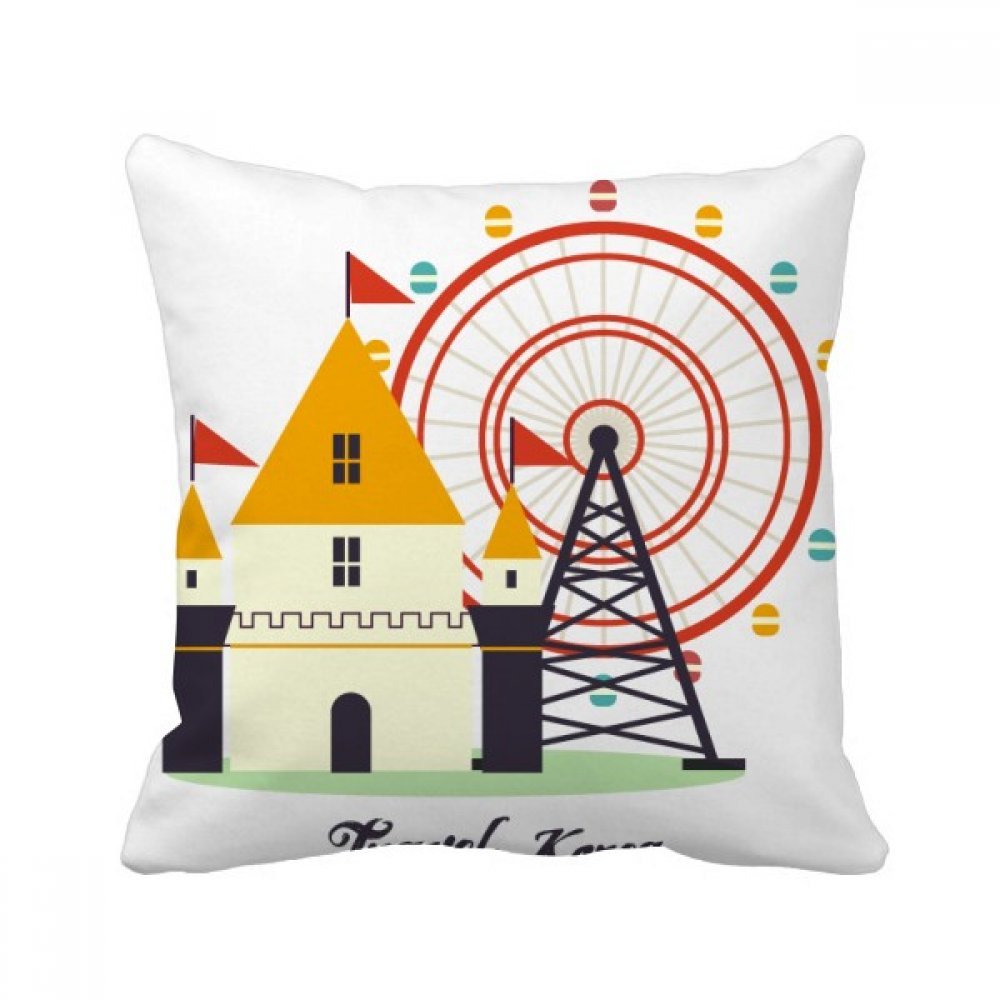 Coussin Corée du Sud Memorial Arch 40x40 multicolore taie canapé salon décoration
