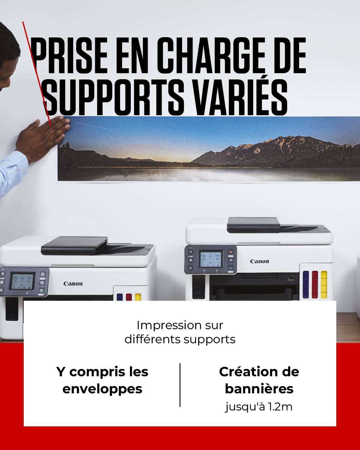 Canon MAXIFY GX7050 Imprimante Multifonction A4 à Réservoir d'encre