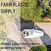 Farm Plastic Supply Polyethylene Plastic Shrink Wrap - 7 mil – Boat Shrink Film for Heat Gun, Industrial Shrink Wrap, Plastic Sheeting for Storage & Protection (White, 14' x 50')
