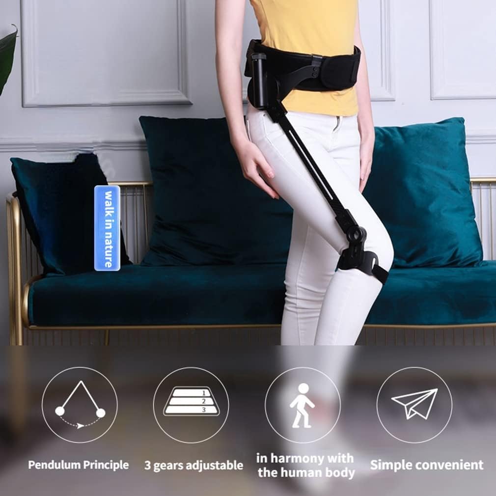 Ausili per La Deambulazione Bionic Body Power Walking Aids, Riabilitazione Dell'ictus per La Gamba Deambulatore Singolo Camminata Assistita Emiplegia Allenamento Esercizio di Potenziamento