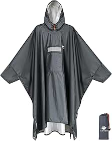 Waterproof Rain Poncho Leve Reutilizável Caminhadas Casaco Com Capuz Jaqueta para Atividades Ao Ar Livre