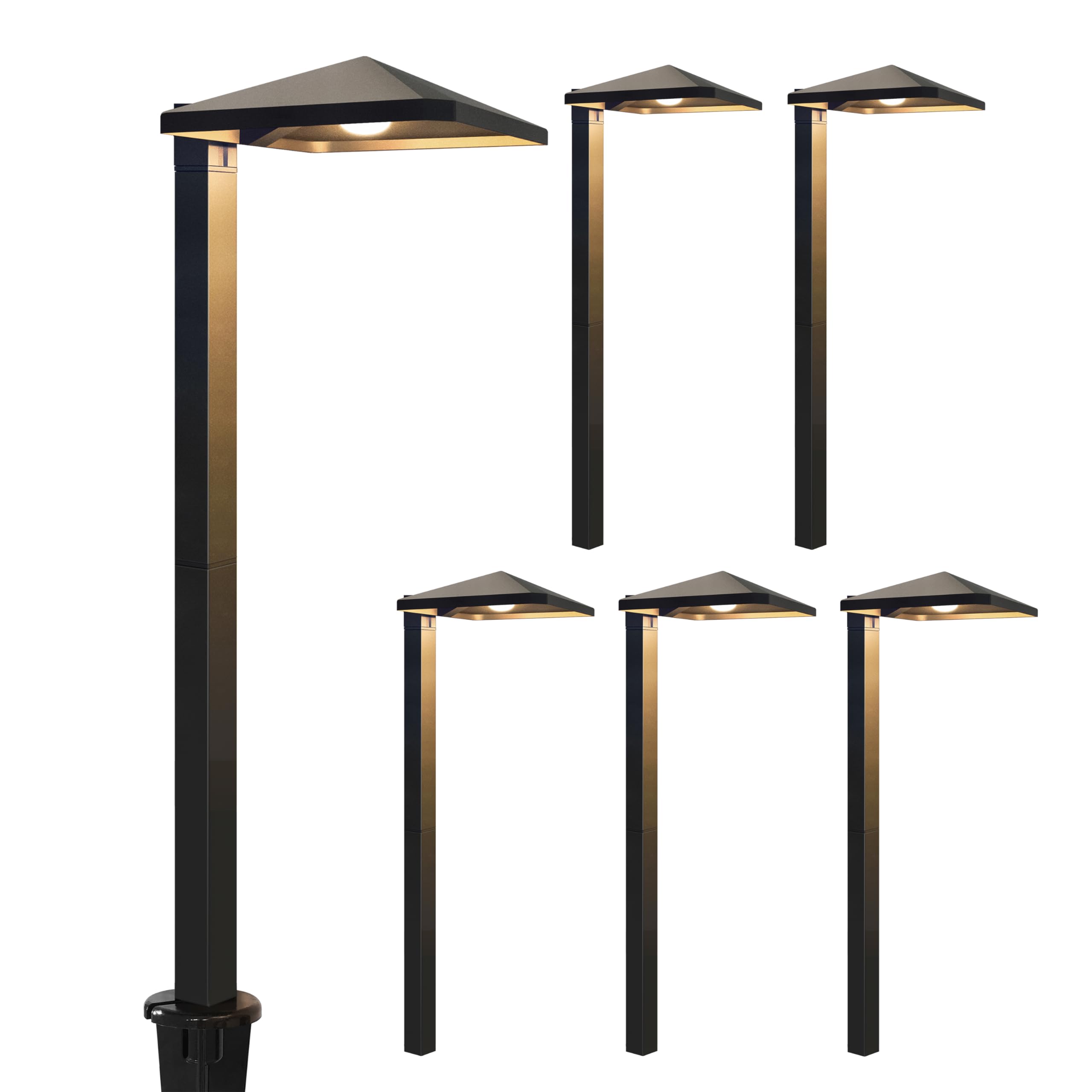 GKOLED - 4 Pack Low Voltage Landscape Lights, Pathway Lights - View #9