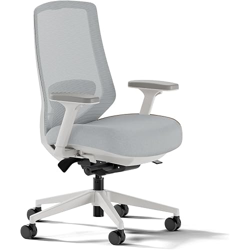 Branch Ergonomic Chair Pro, Mesh Office Chair with 14 Points of Adjustment | Height, Depth and Tilt Adjustable, 5D Armrests, Forward Tilt, Smooth Recline, and Lumbar Support, Mineral