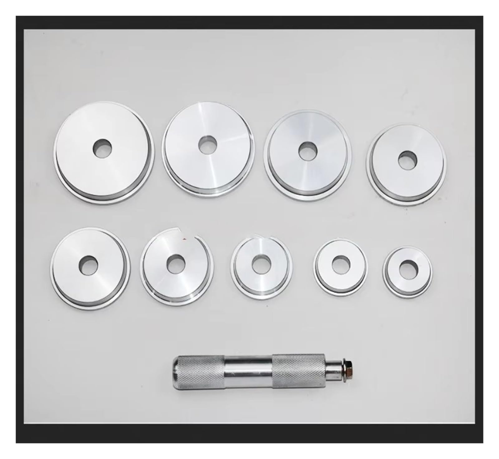 Pasador bloqueo del tensor Kit De Herramientas Para Extraer Cojinetes De Rueda Y Tornillería De Mecanizado De 82 Mm Compatible Con Golf 1.4T Motor 3BD407625 2015 2016 2017