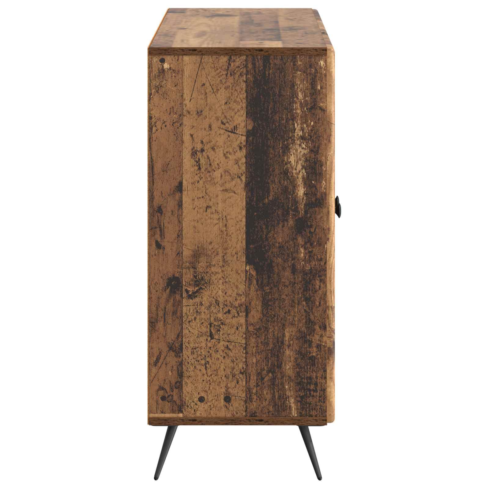Générique Bufet Bahut drewno inżynieryjne 89 x 34,5 x 80 cm, szafka zastawa stołowa salon tradycyjny styl współczesny, przechowywanie naczyń, książki, dekoracja do jadalni, przedpokoju