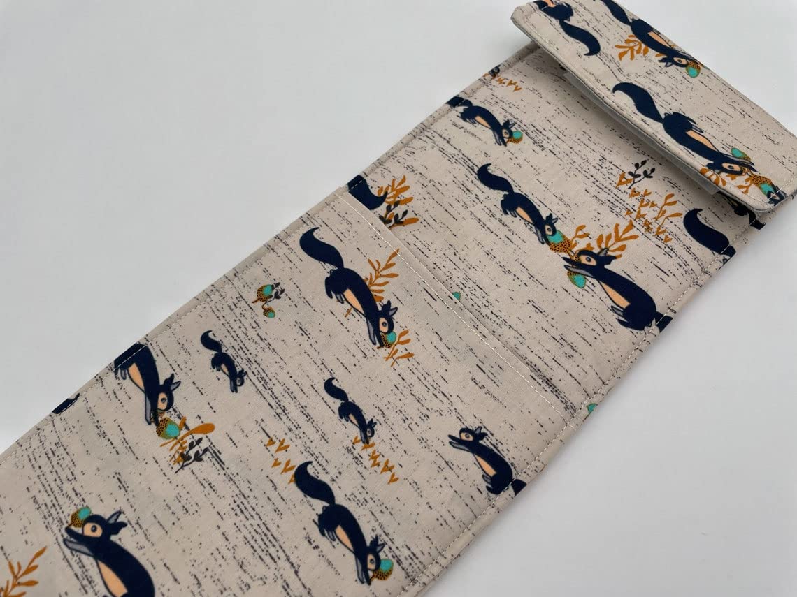 Curling Iron Holder Cover or Flat Iron Case - Squirrel Beige