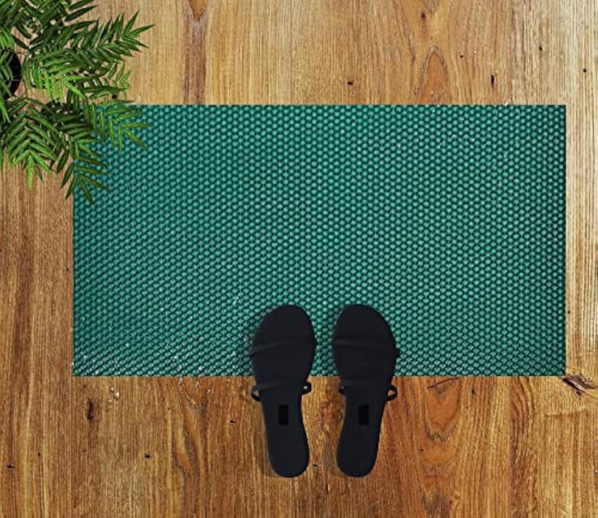 Rectangular Jali PVC Doormat for Home Floor