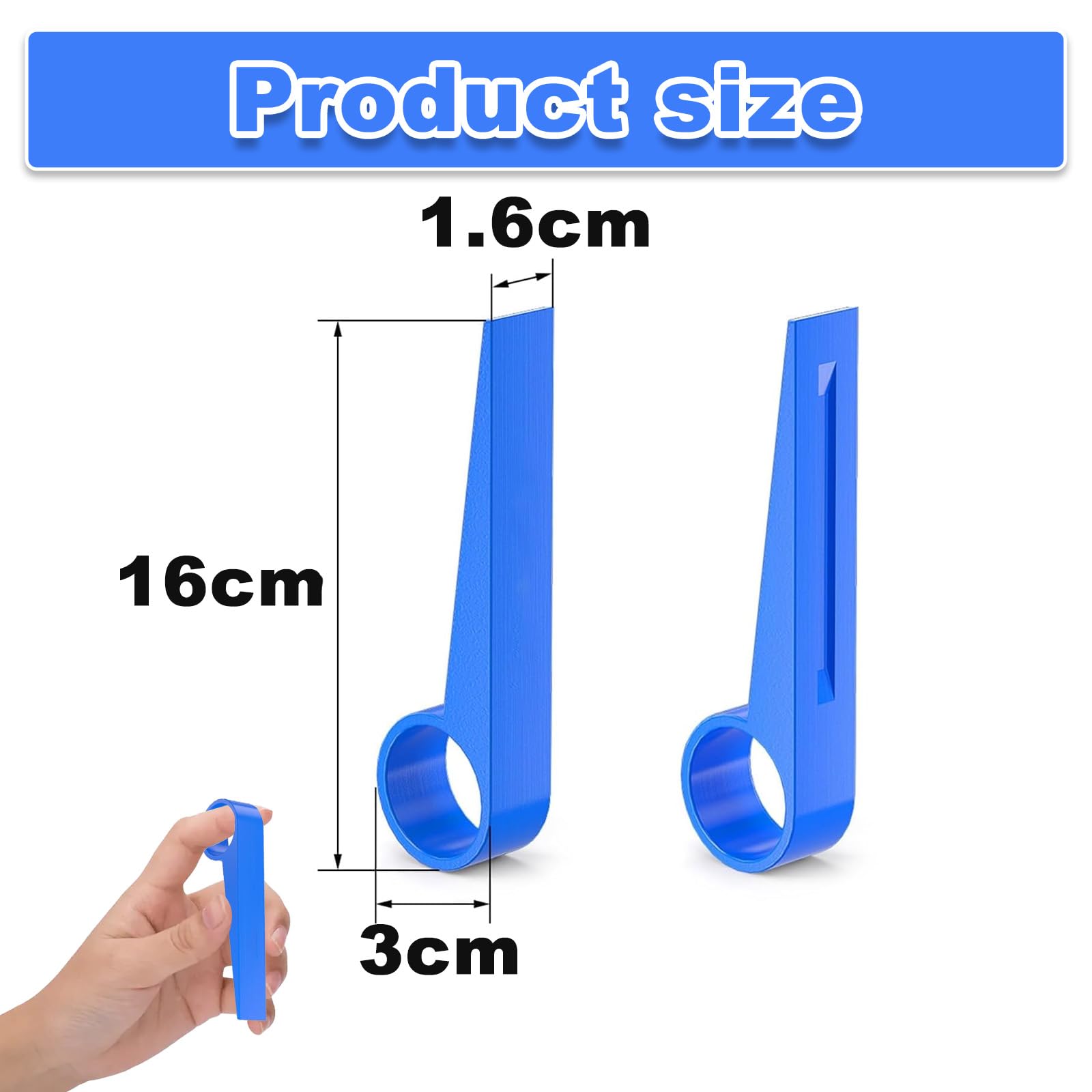 Freno idraulico bici - 2pcs Reset Strumento per Pistoni Freno a Disco, Attrezzo Allineamento Universale per Manutenzione Freni per MTB Bici Strada, Blu.