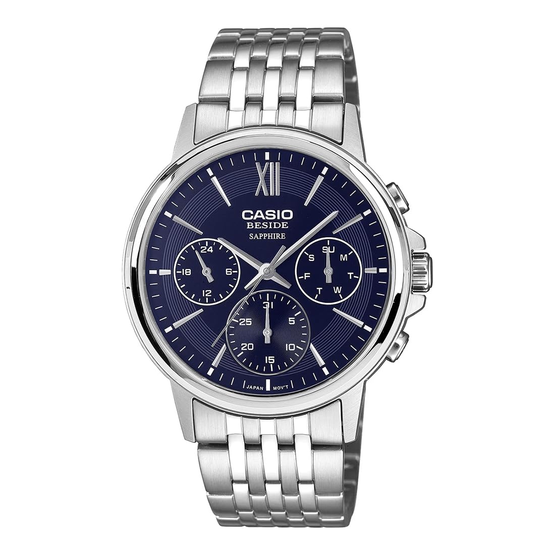 casio Enticer Men BMS-300D-2AVDF Analog Silver Watch Men (A2541)-picture-41
