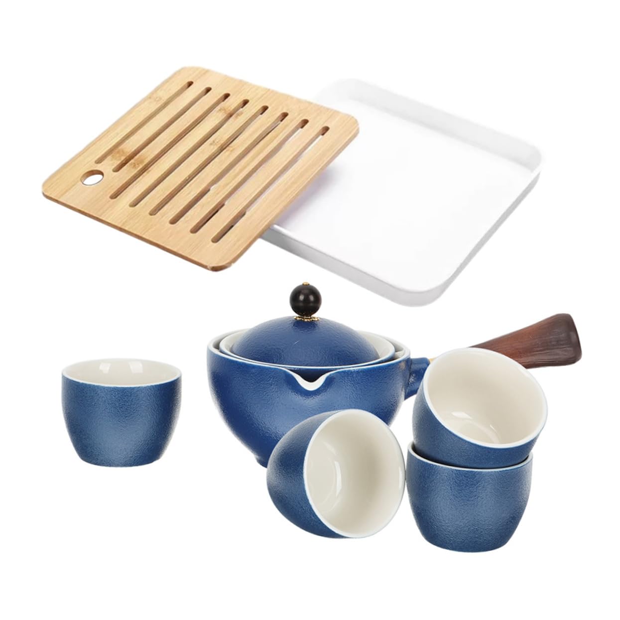 1 zestaw ceramicznych czajniczków do herbaty, czajniczek i filiżanki, chińskie akcesoria do herbaty Gongfu i elegancki design do użytku domowego do herbaty i napojów