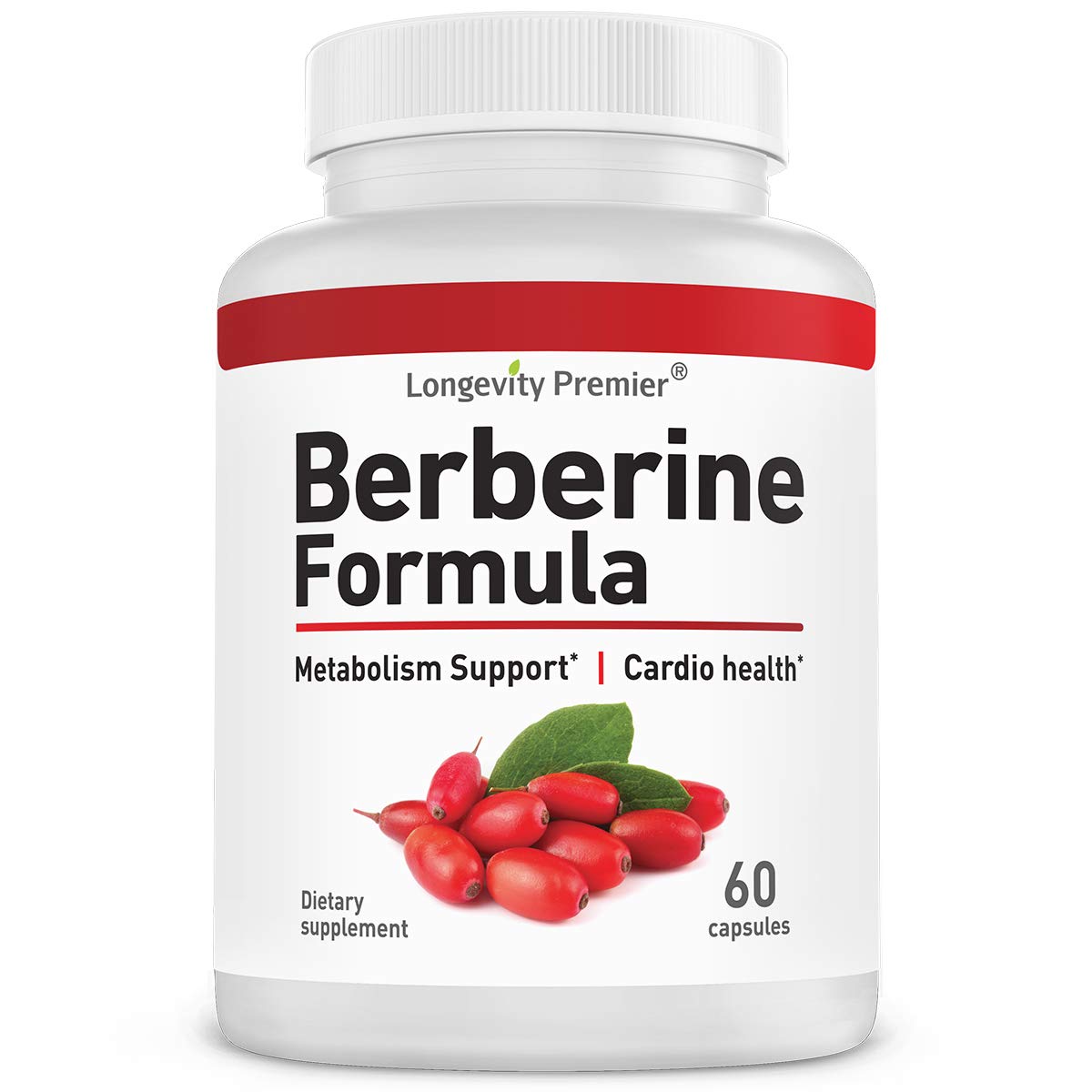 Buy Berberine Supplement 1200mg/Serving, Longevity Berberine Formula