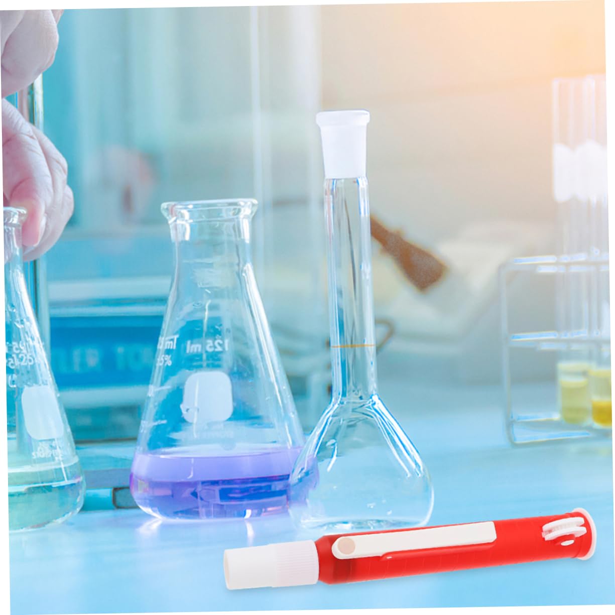 Set de 3 Bombas para Pipetas de Plástico Control de Precisión, Capacidad 2ml, 10ml y 25ml, para Aplicaciones y Tareas de Laboratorio