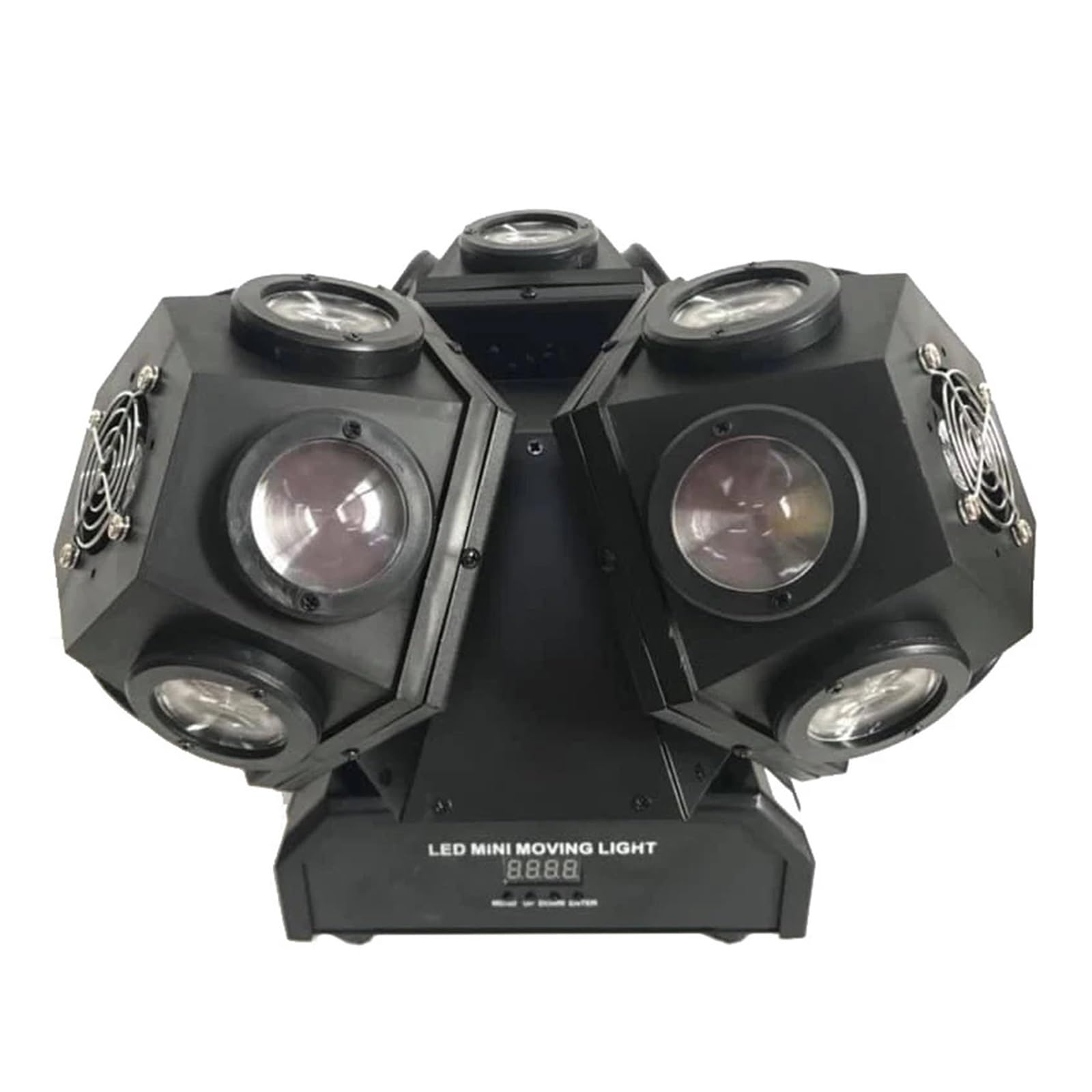 4in1 LED Beam Moving Head Light RGB Effects Stage Lighting 18pcs RGBW DJ Disco 3 Heads Lights for Various Occasions