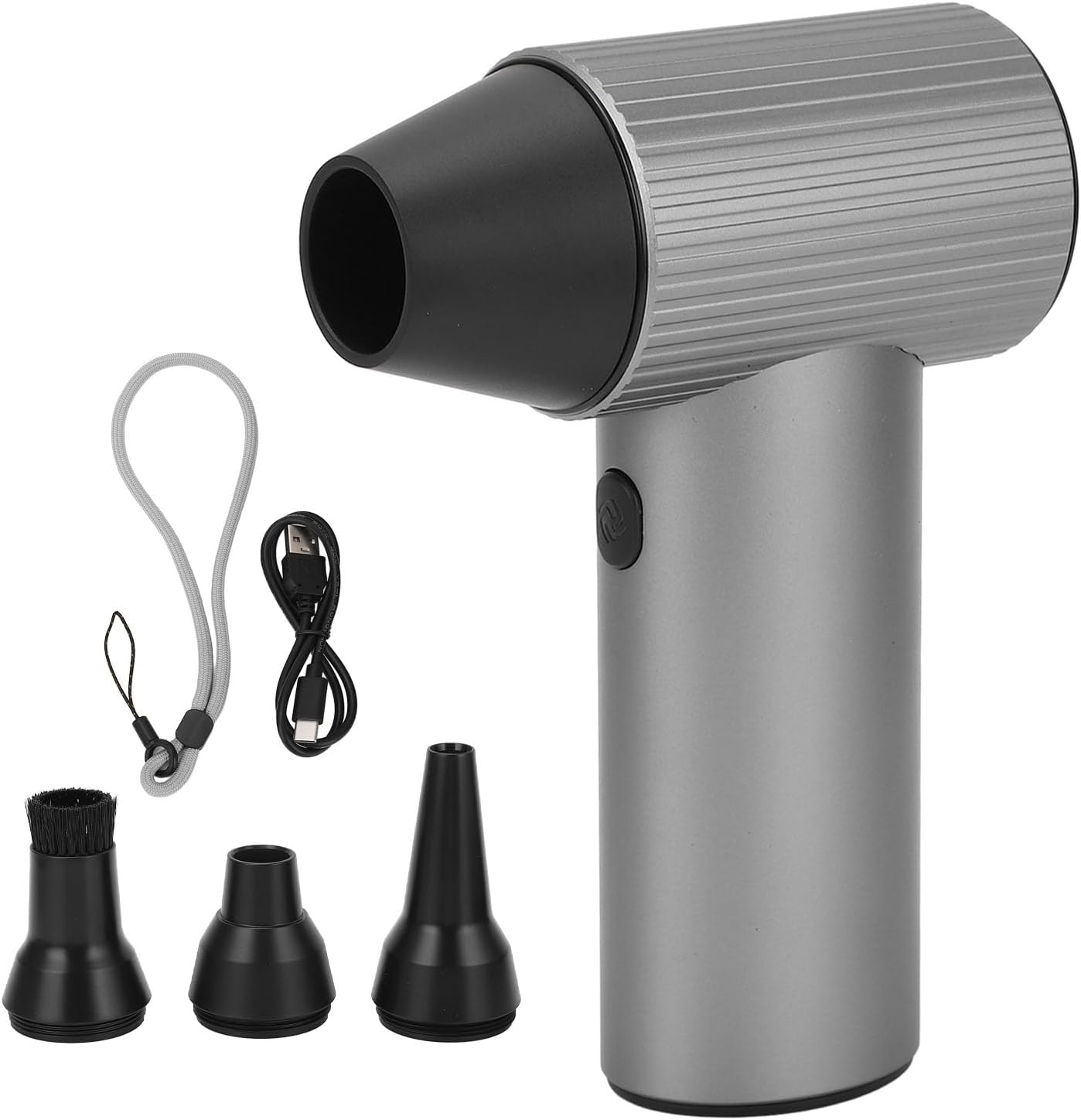 Portable Powerful Compact Electric Air Blower 90000 RPM, 3 Adjustment Speeds, Long Battery Life for Home Car Office, with Rechargeable Cordless Design