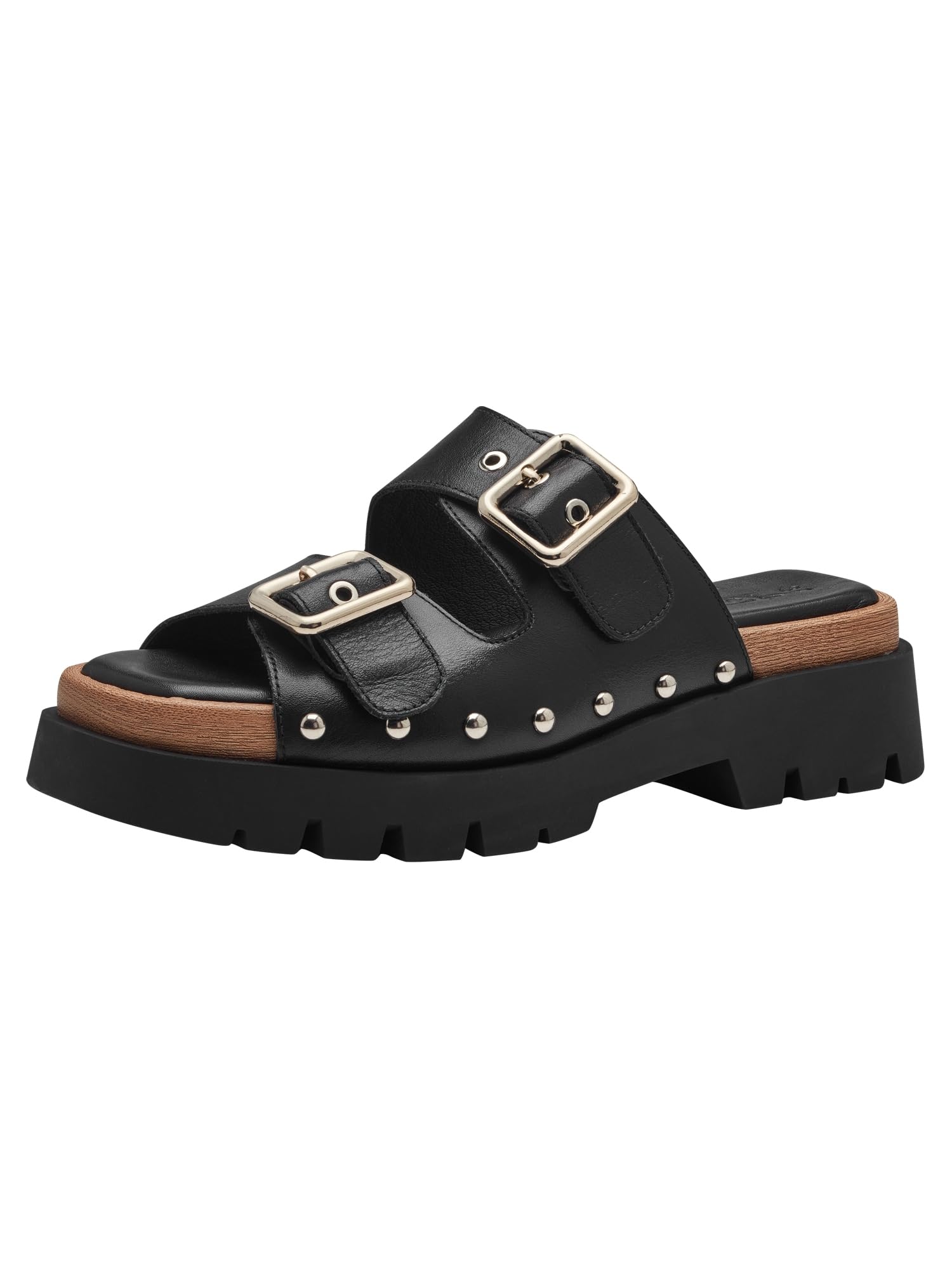 Tamaris Mules 1-27224-42 Wide, black, 3.5 UK