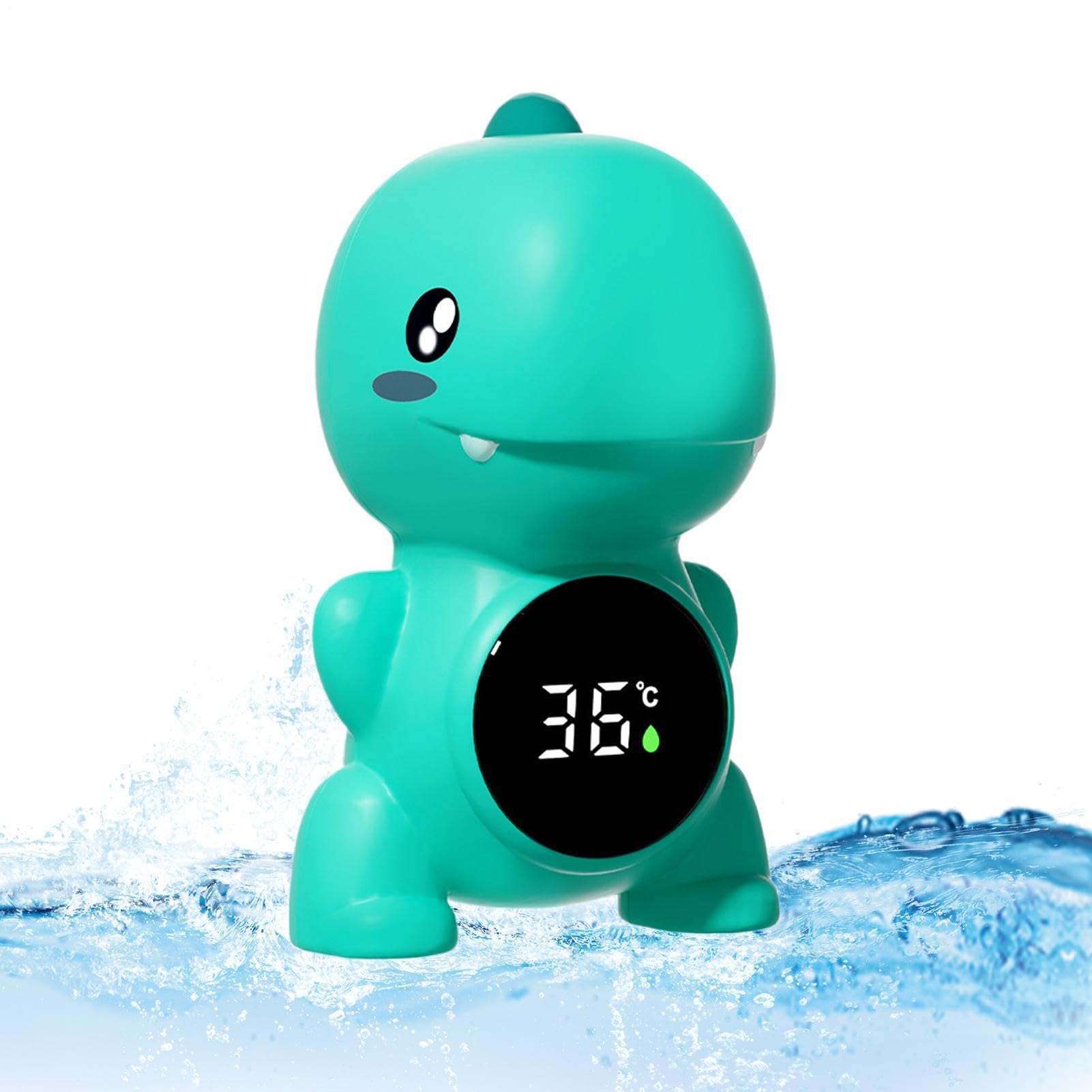 Medidor de temperatura baño bebé: con monitor flotante inteligente, termómetro de agua con cambio de color LED, de verificación | Cuidado recién nacido, baño de niño