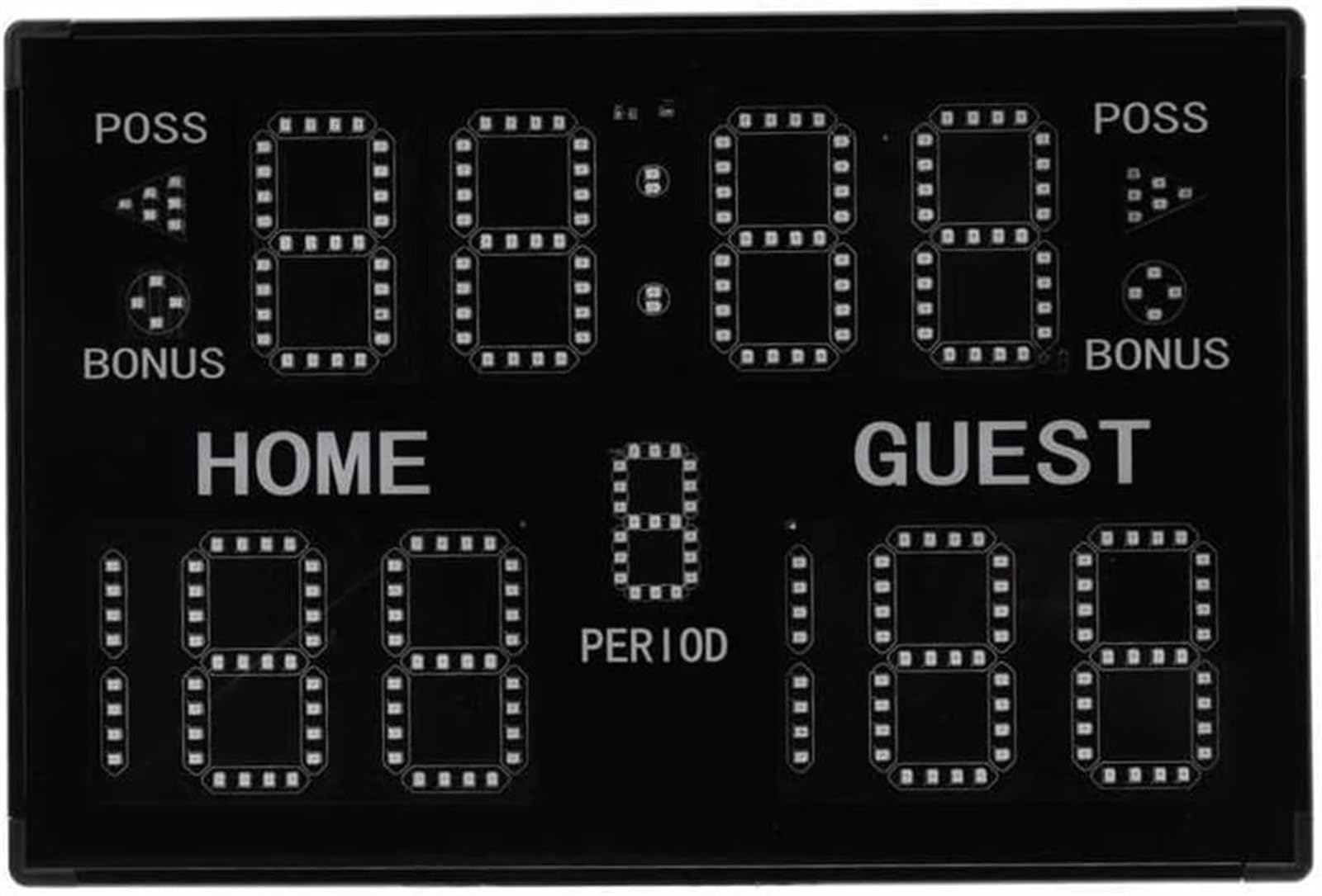 Tabellone Segnapunti Digitale, Tabellone Segnapunti A LED, Tabellone Segnapunti Multisport, Tabellone Segnapunti Elettronico da Tavolo, Tabellone Segnapunti Leggero da Ta,
