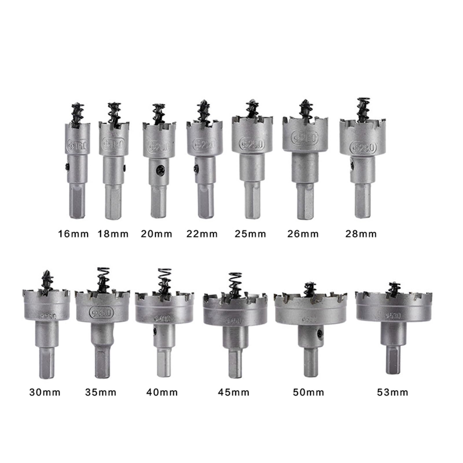 ASNOMY 3Pcs TCT Hole Saw Set For Hard Metal, 9/16 Inch Tungsten Carbide Tipped Hole - View #12