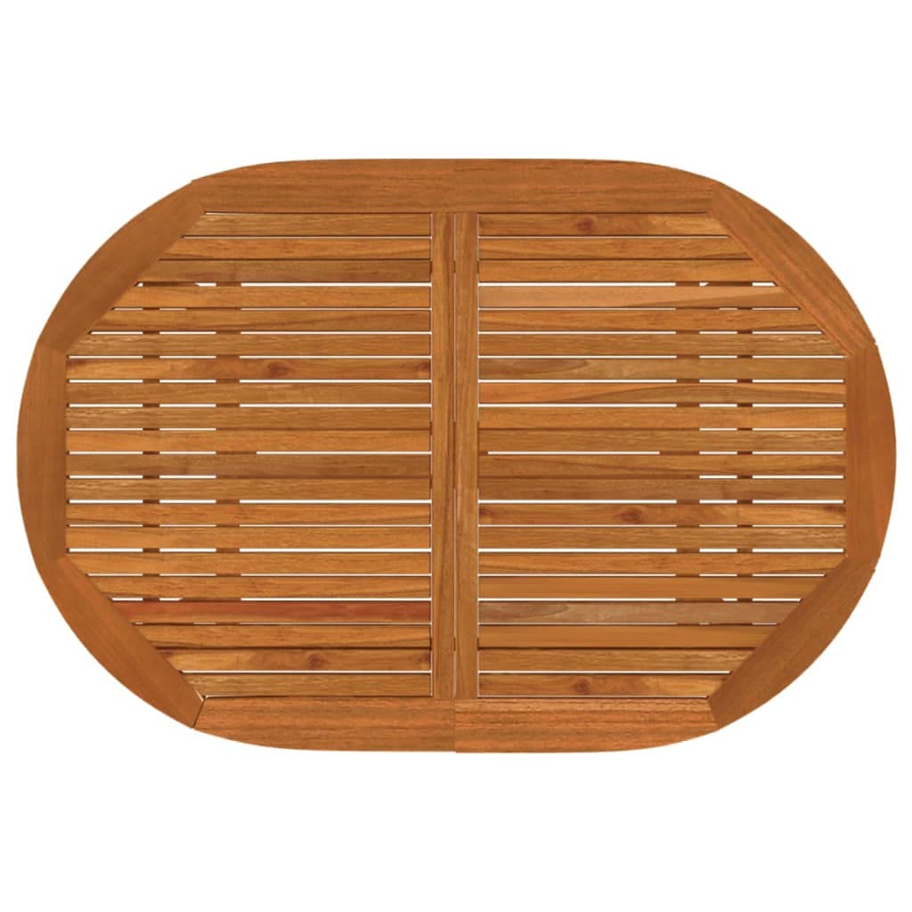 vidaXL Tavolo da Giardino 200x100x75 cm in Legno Massello di Eucalipto