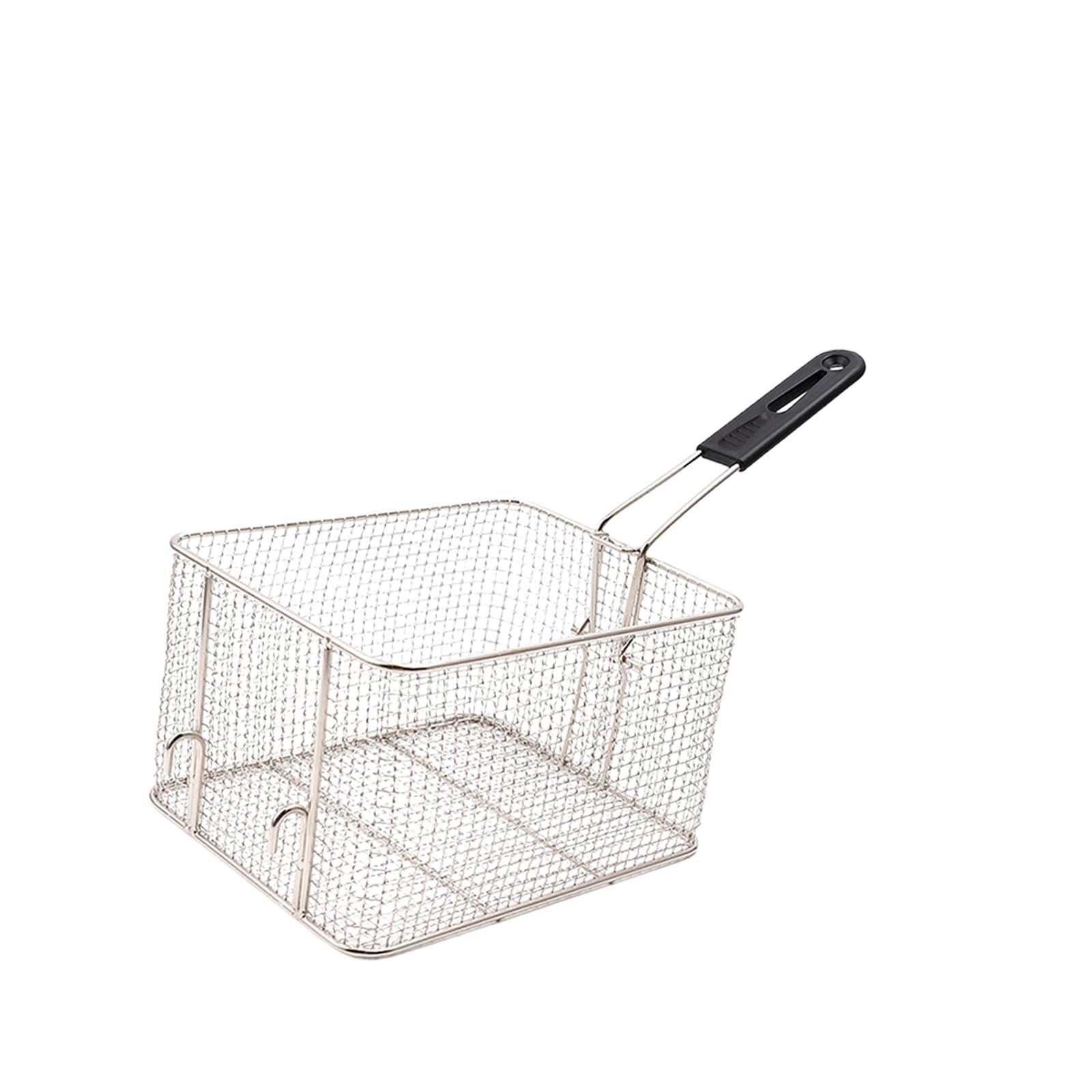 Elnwnnkc B Compact Foldable Stainless Steel Fry Asket Air Fryers Accessories Suitable For Hot Pots And Fried Chicken Cooking Square Hole Asket