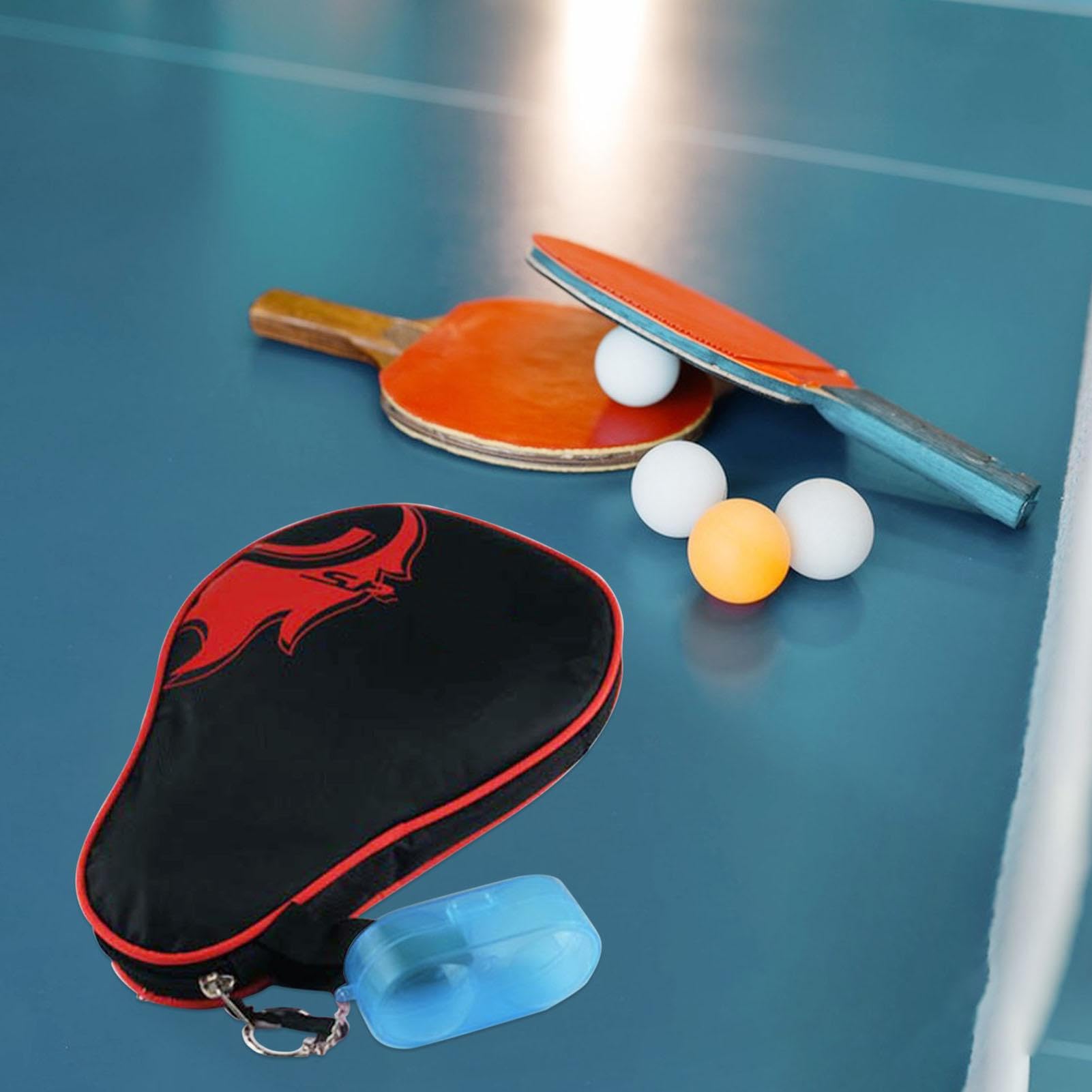 Genérico Caja de Almacenamiento de Tenis de Mesa - Caja contenedora de Pelotas de Mesa | Hold 2 Balls Caja de de Tenis de Mesa de Alta Caja de Almacenamiento de Pelotas de Pong p