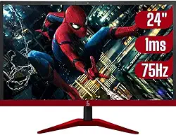 Monitor Gamer 24" 3Green M2403G-LED - Full HD - 1ms - 75Hz - Suporte VESA - HDMI/VGA