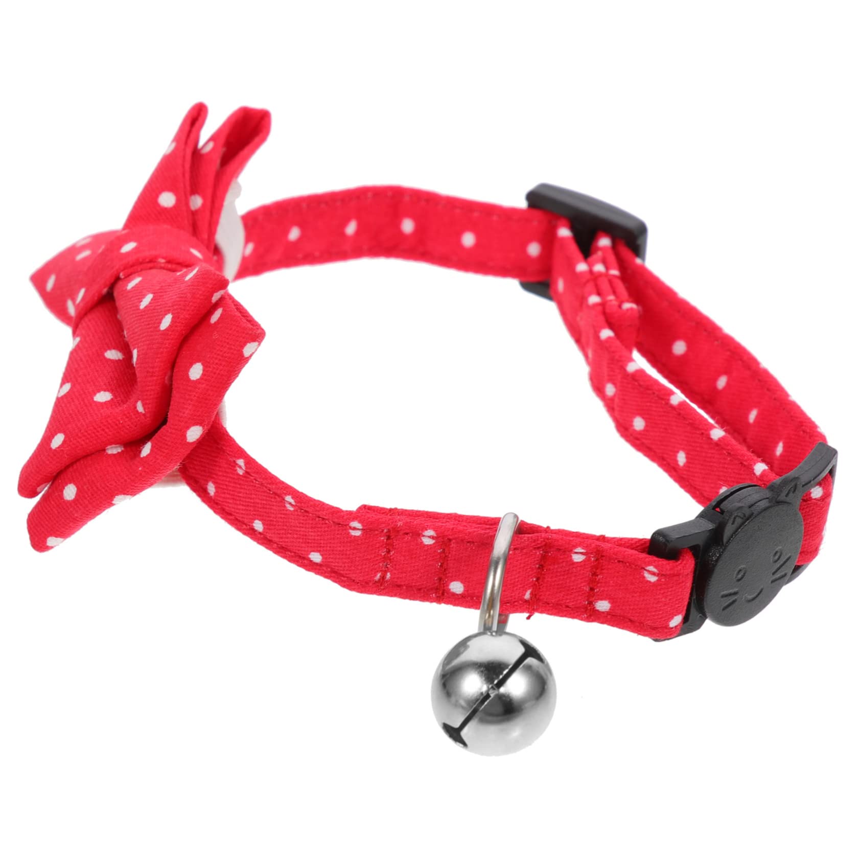 Sosoport 5stücke Verstellbarer Hundehalsband Mit Abnehmbarem Fliegen-Design Und Glöckchen Für Kleine Hunde Und Katzen Aus Hochwertiger Für Feste Und Tägliches Tragen