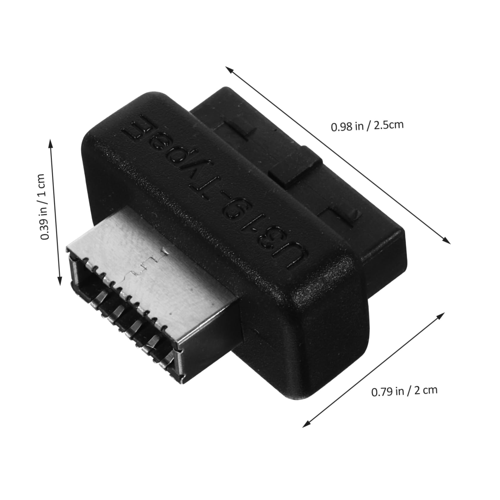 VILLCASE USB Pin Male to Female Adapter for Motherboard High-Speed Connection Injection Molding for Computer Cases and Extension Use