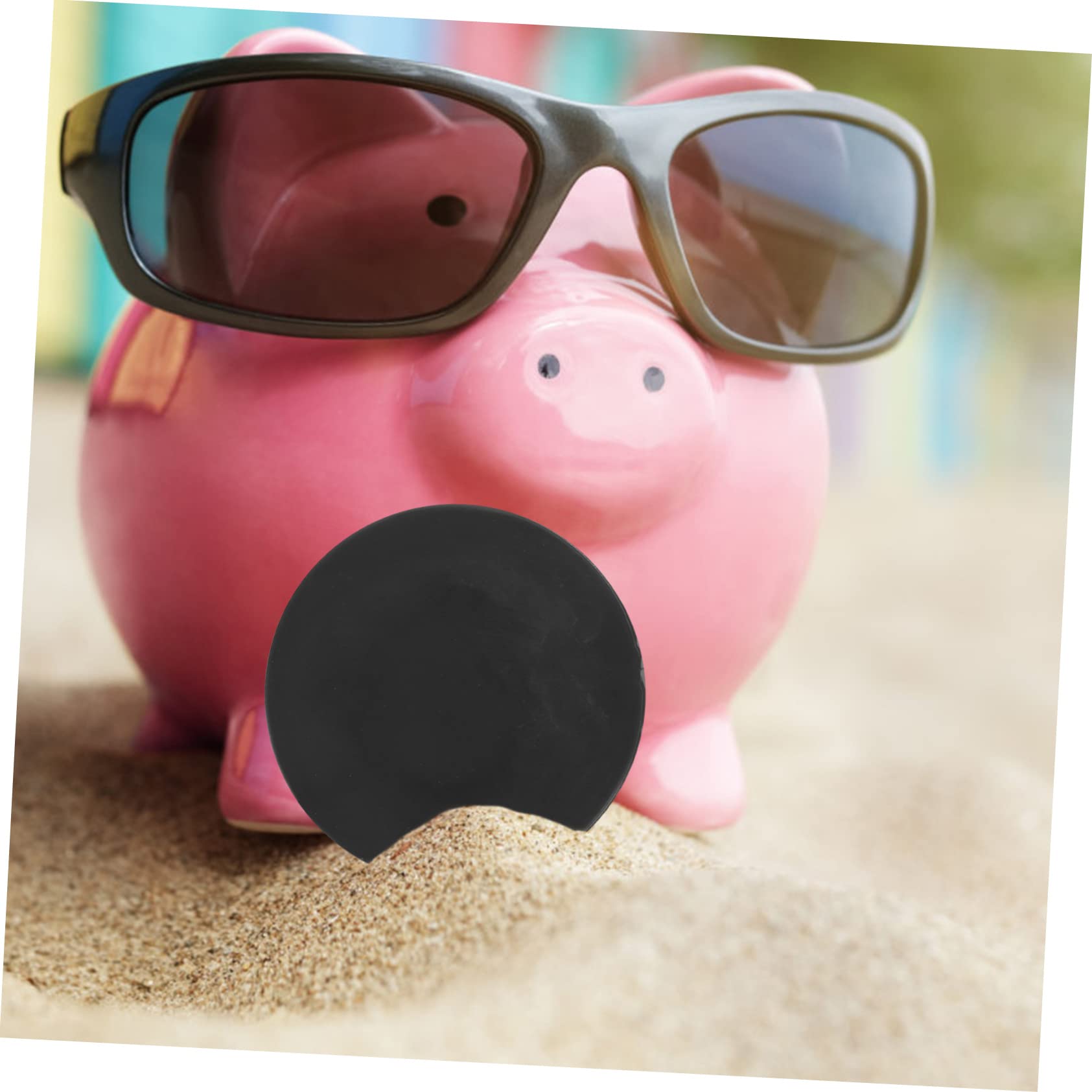 Homoyoyo Coin Saving Jar Piggy Bank Bottom Caps Plaster Doll Accessories Plaster Figurine Plug