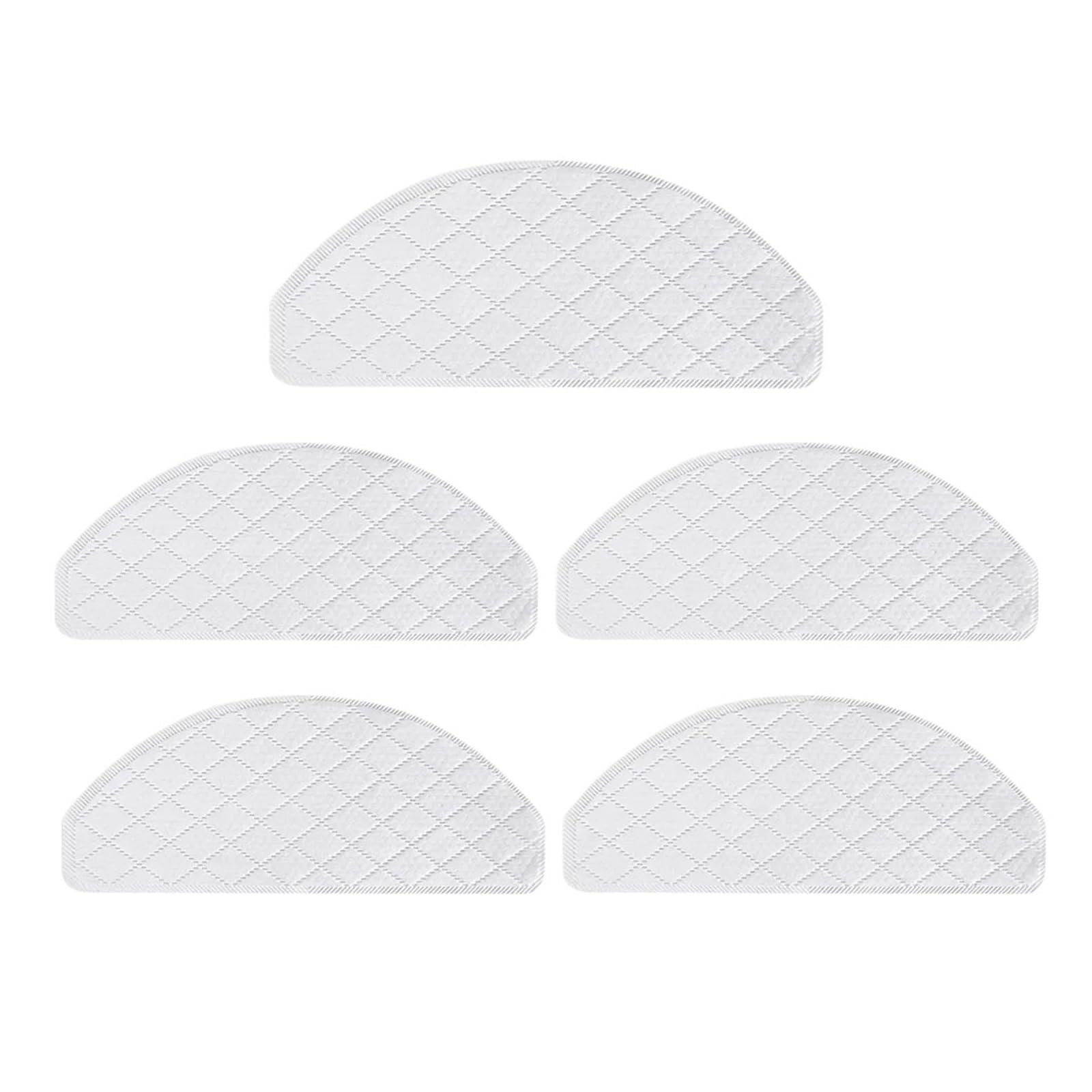 SLAQEYDJS Disposable Mop Cloths Replacement Compatible With Ecovacs Deebot Ozmo T8, T8 AIVI, T8 Max, T9, T9 AIVI, N8, N8 Pro Robotic Vacuum Cleaner(5PCS)
