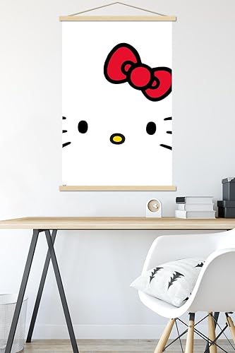 Vista 12 de Trends International Hello Kitty and Friends - Póster de pared de primer plano de Hello Kitty, 22.37 x 34.00 pulgadas, impresión premium y colgador