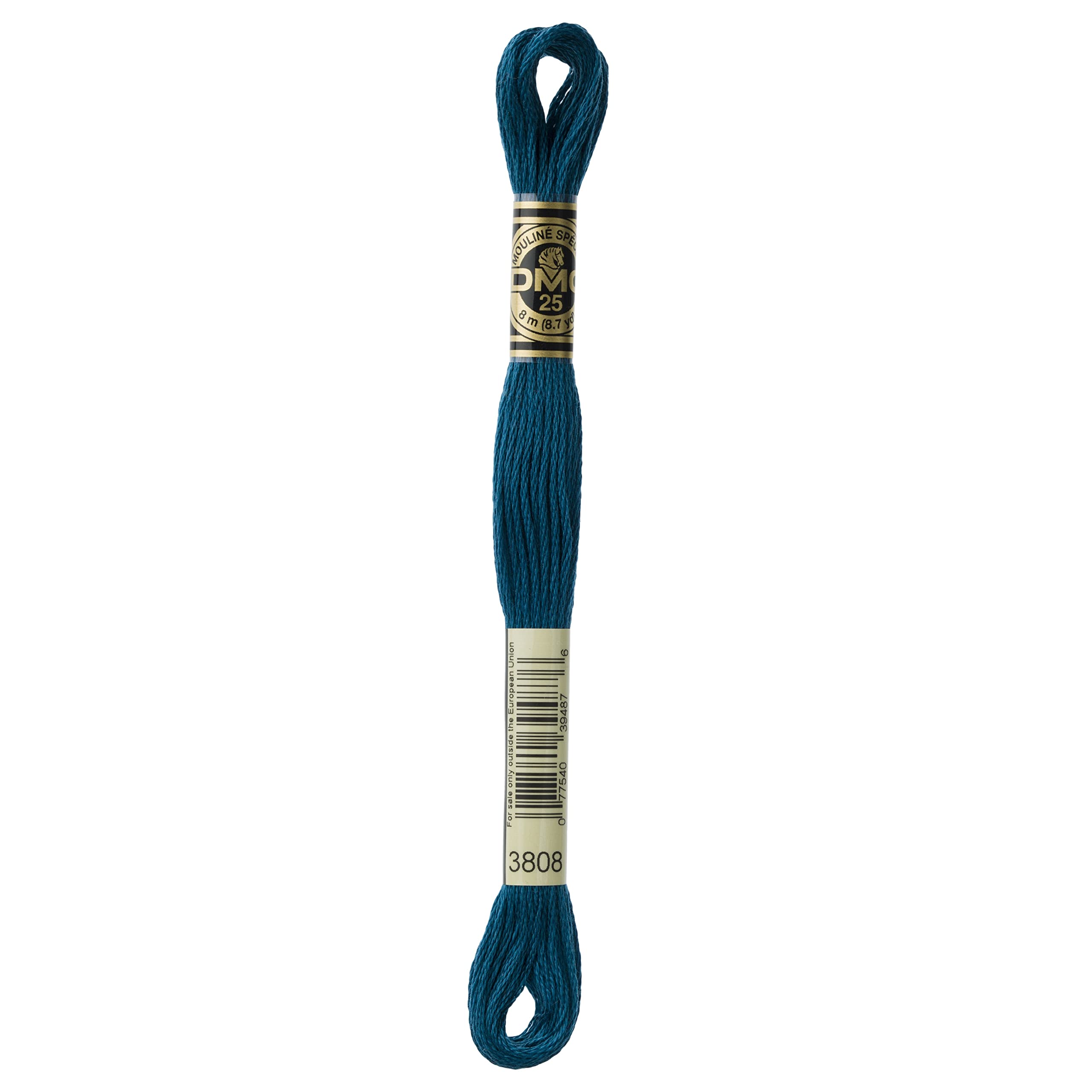 DMC 6-Strand Embroidery Cotton Floss, Ultra Very Dark Turquoise