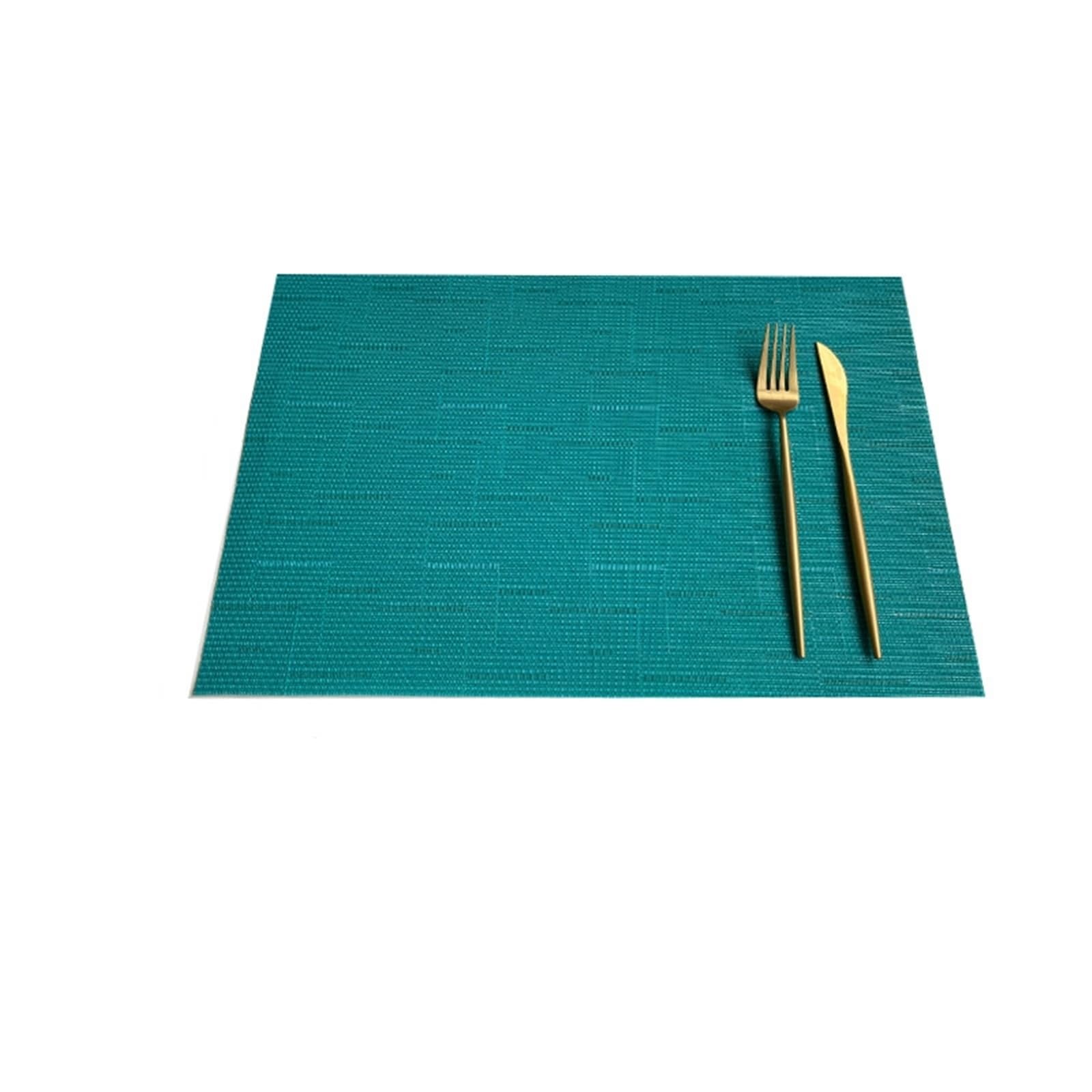 Set de table bleu lac anti-rayure 30x45cm lot de 4 cuisine