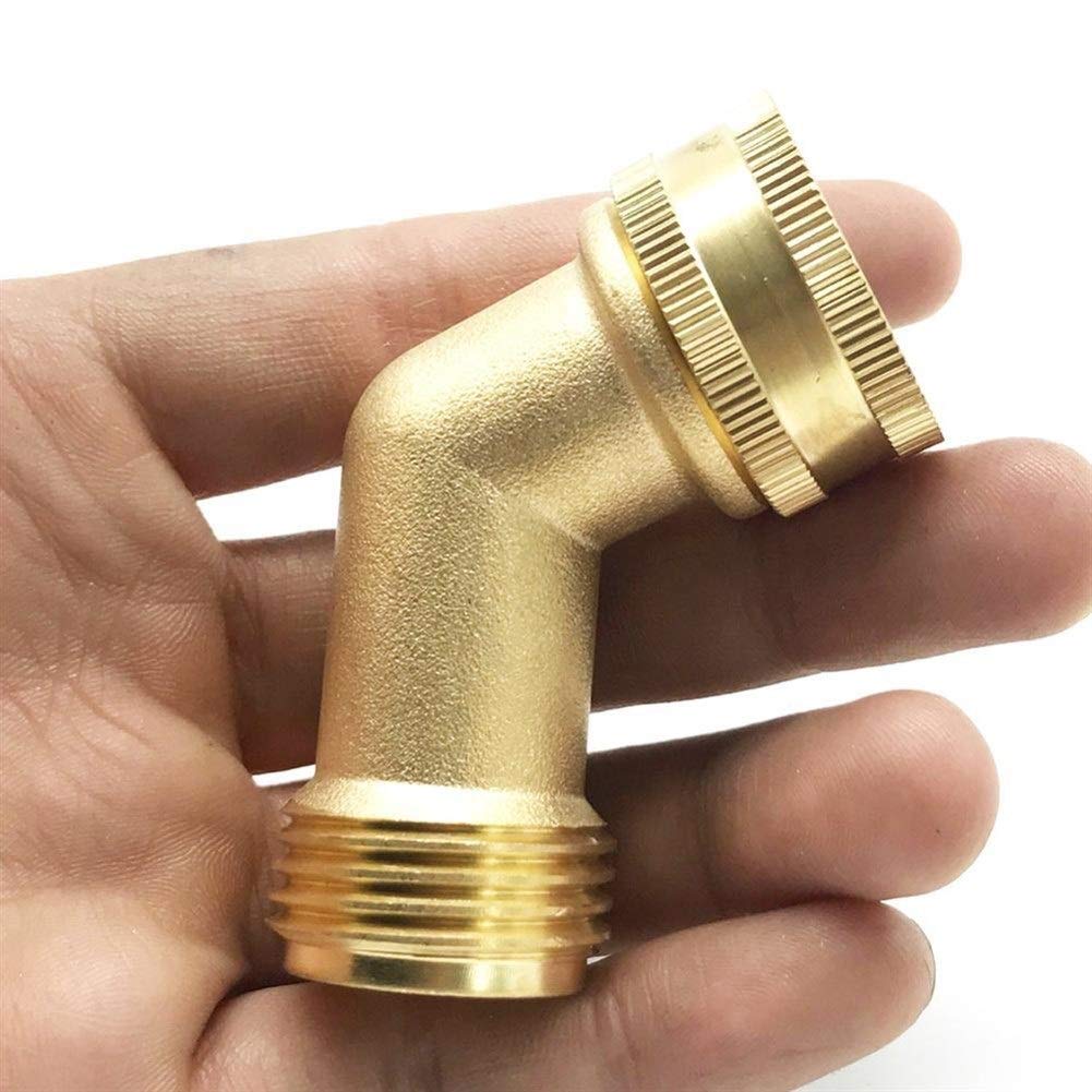 1 pz 3/4" Filettato in ottone Connettore a gomito Raccordi per l'irrigazione del giardino Connettore per tubo flessibile per irrigazione giardino Forniture da giardinaggio Accessori per l'irr