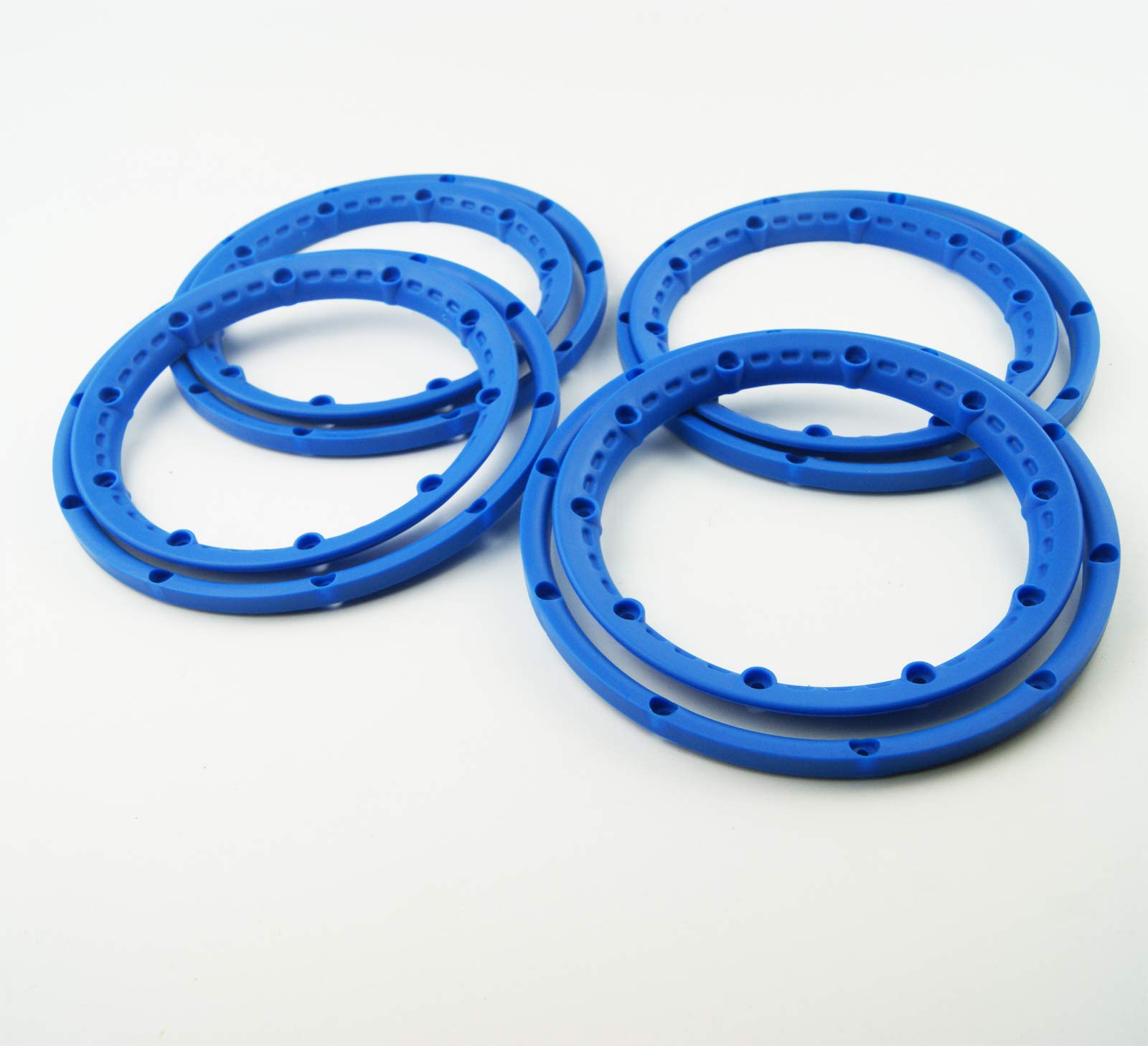 TITRACINGBlue Wheel Rim Bead Lock Ring Set fit HPI Rovan Baja 5B SS King Motor