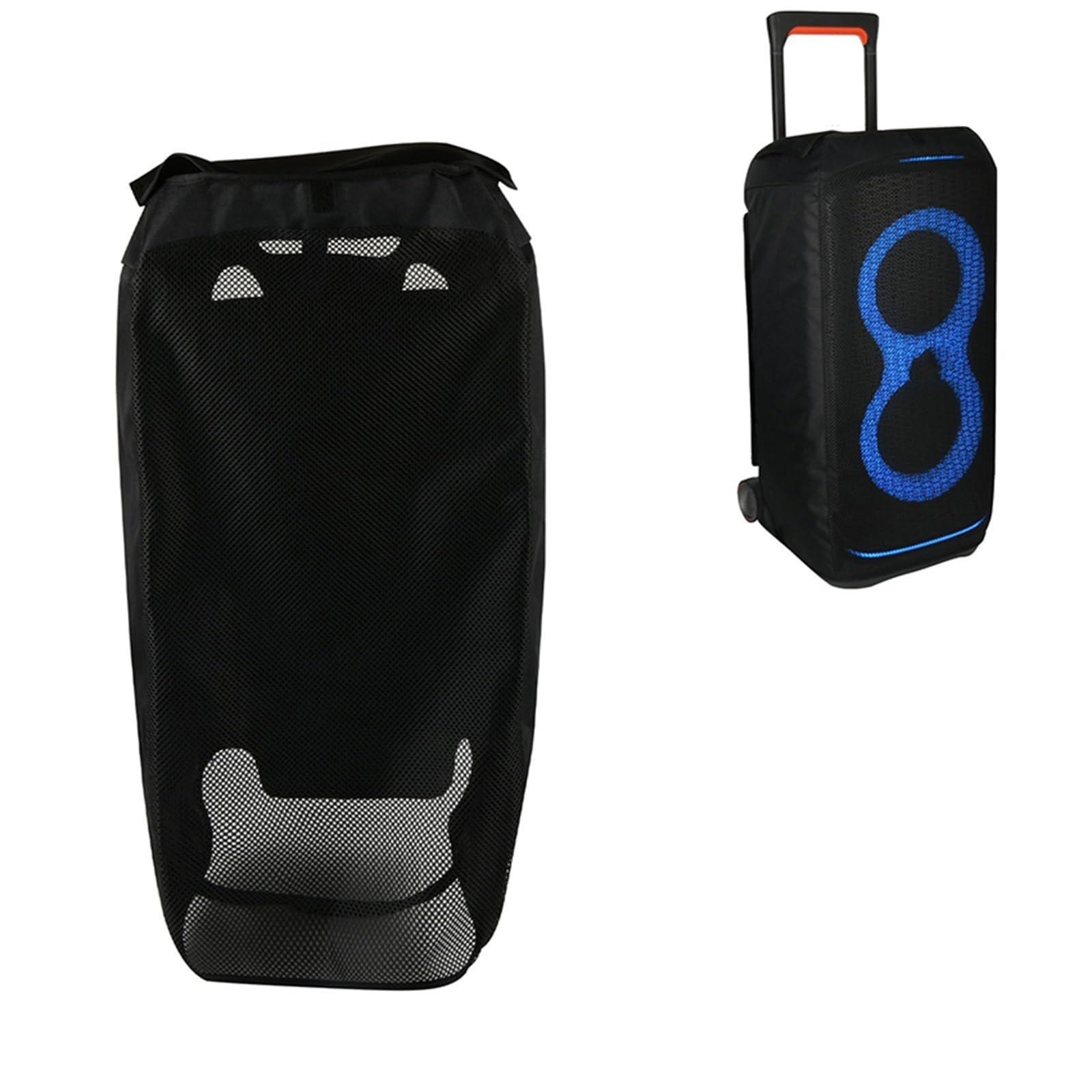 Mesh Dust Cover for JBL Partybox Stage 320, Portable Party Speaker Protective Sleeve Scratch-Proof Case Storage Travel Bag, Black