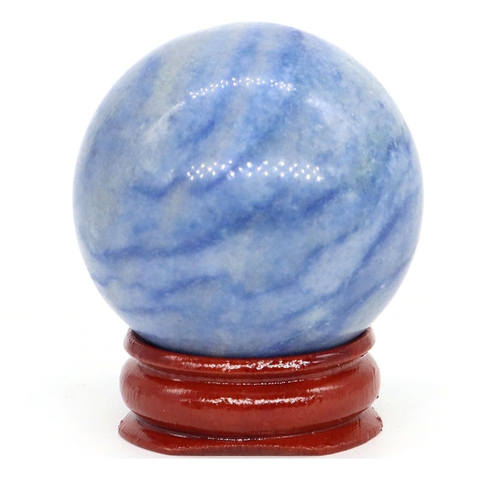 Crystal Sphere 40mm Quartz Stone Sphere Desk Household Display Globe