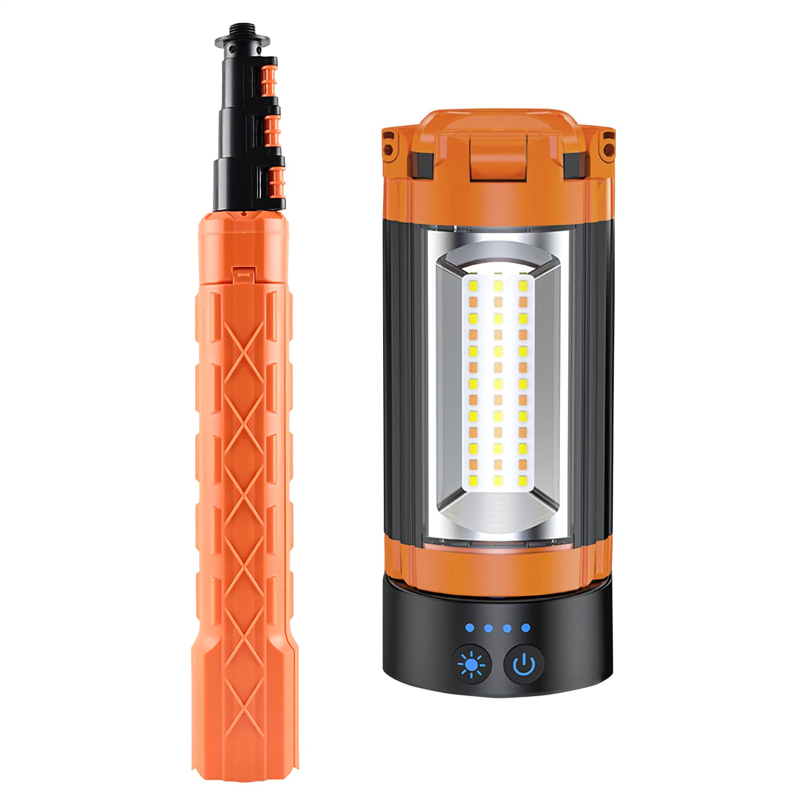Latarka kempingowa teleskopowa 4 tryby, 10000mAh przenośna lampa LED ze | Lampa warsztatowa akumulatorowa Do warsztatu, sklepu, budowy, na siłownię, dla mechanika, wędkarza, malarza, do