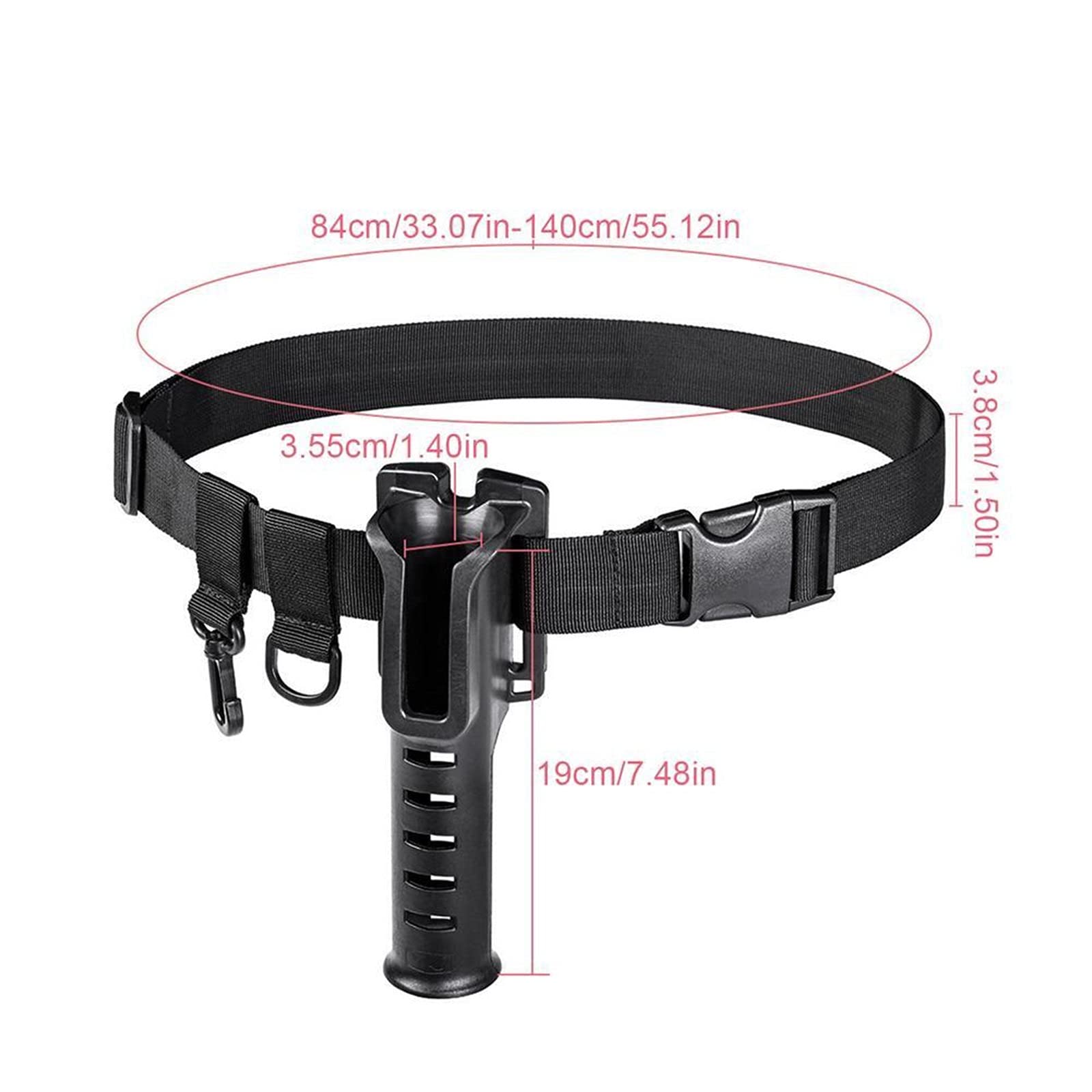 Support Ceinture Pêche Tbest - Harnais Réglable Pour Canne Bateau Mer