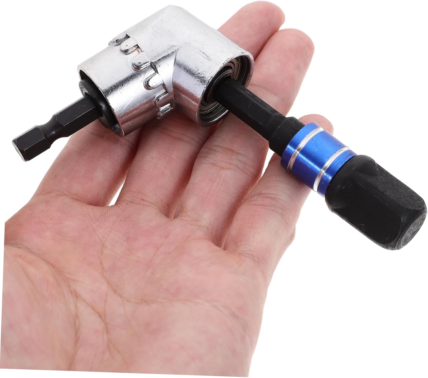 TEHAUX 4sets Pivoting Bit Holder Angle Drill Attachment Socket Adapter Drivers Drill Tool Accessories Versatile Use for Tight Spaces and Projects