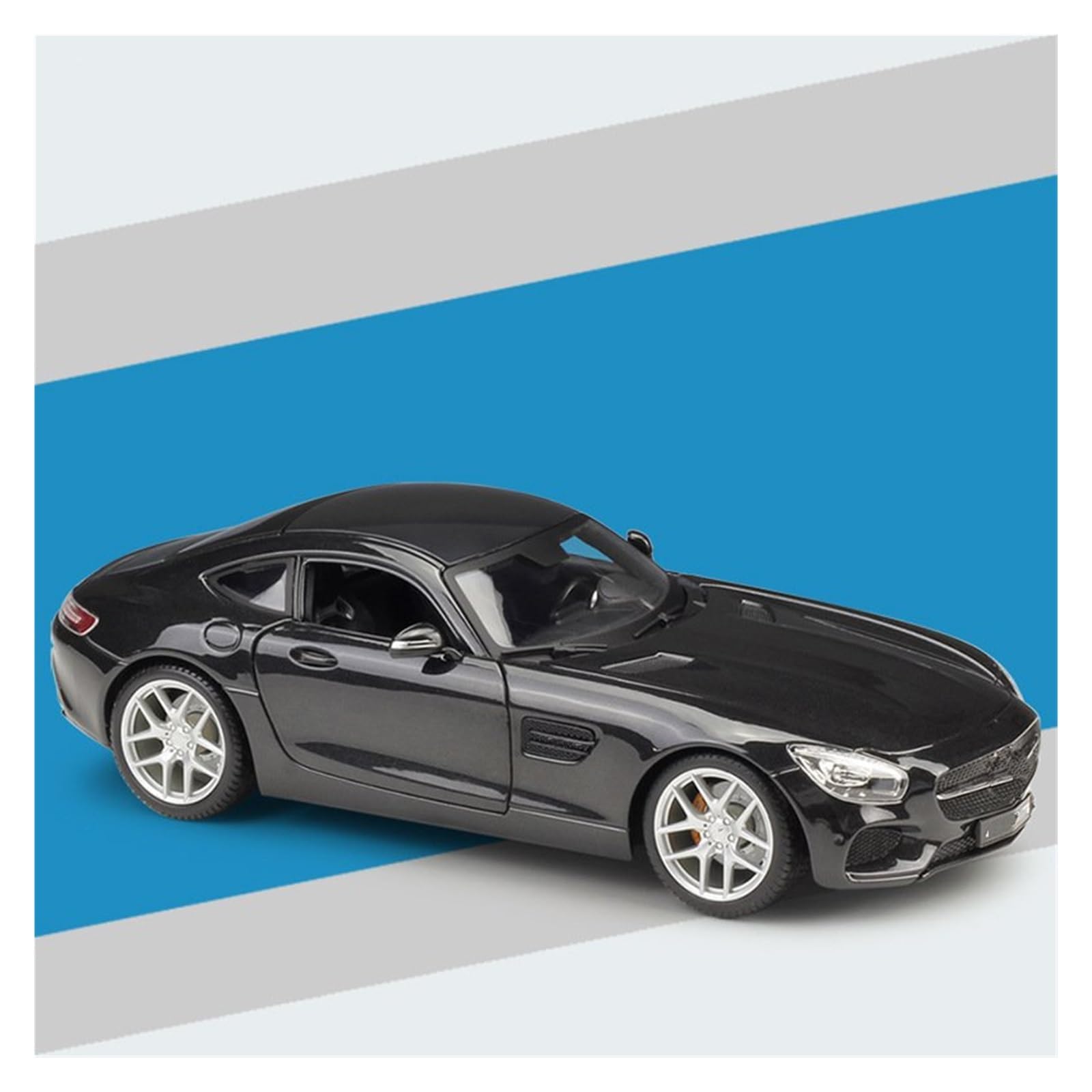 UIFCOG Die Cast Collectible Car Model 1:18 For Benz For AMG GT Car Alloy Model Diecasts Vehicles(Black)