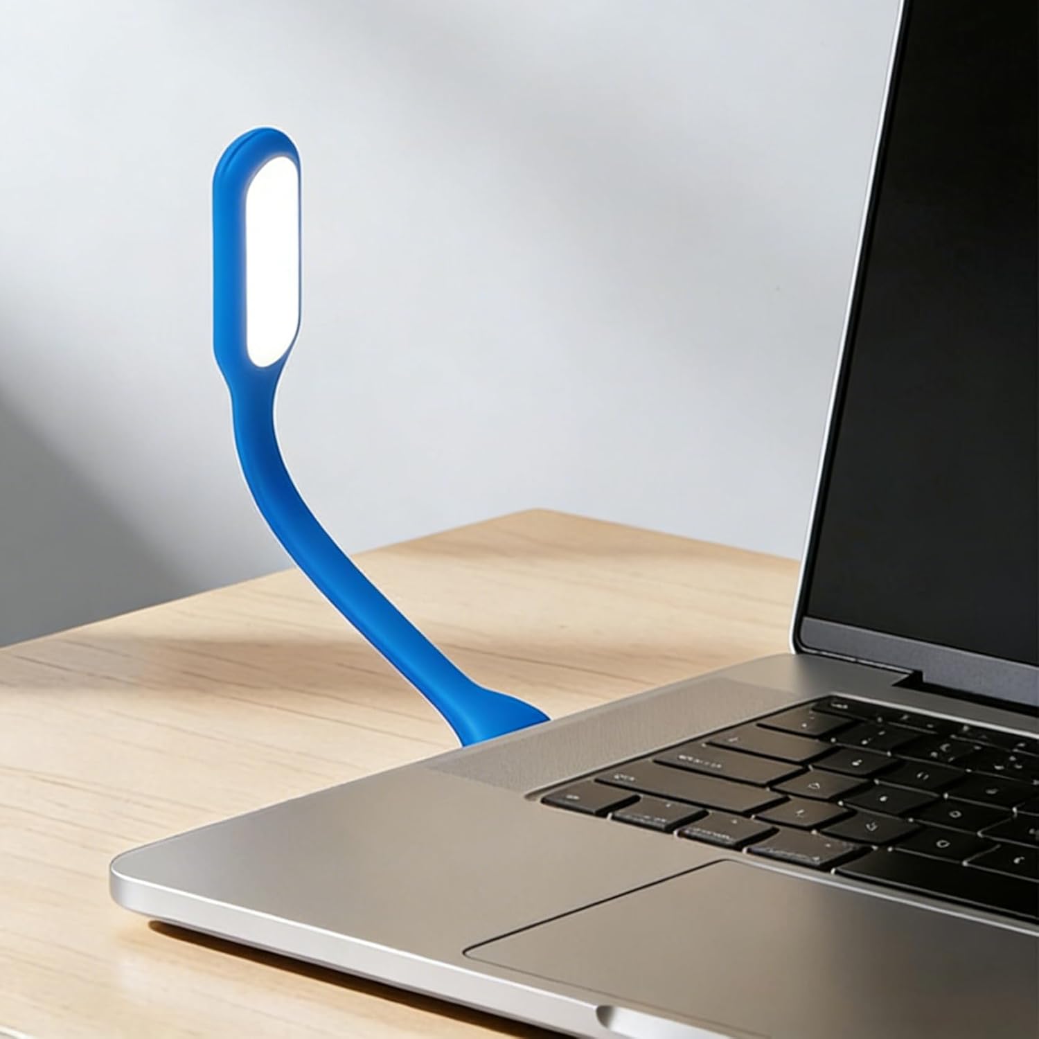 4pcs Mini USB Light Flexible LED Laptop Computer Night Light Portable Notebook PC Table Lamp Home LED Lighting Source (Black,4pcs)