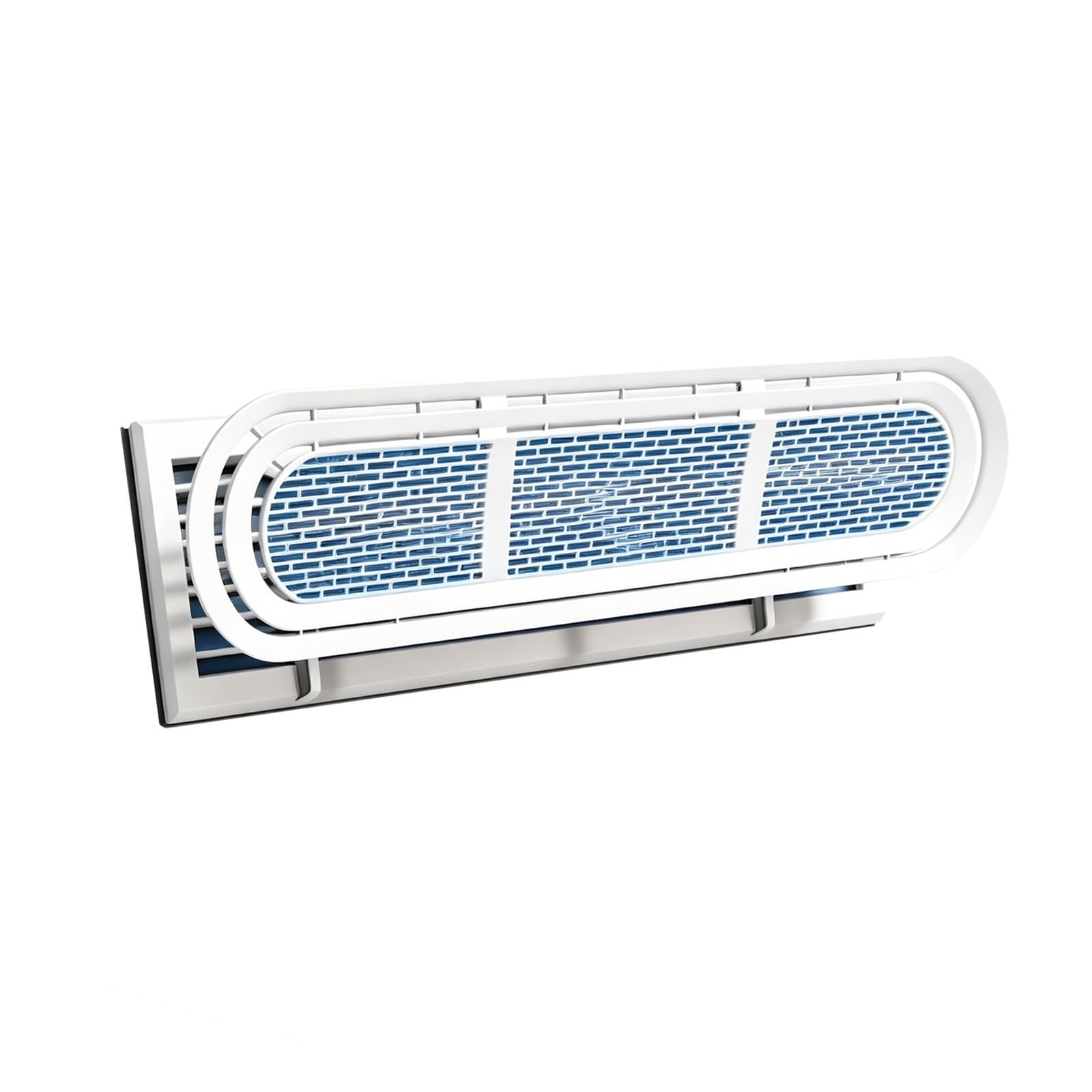 ZLLPIGLS Central Vent Deflector, Multi-Size Ceiling Vent Deflector, Vent Deflectors with Filter Cotton, for Central Air Conditioning(42x16cm)