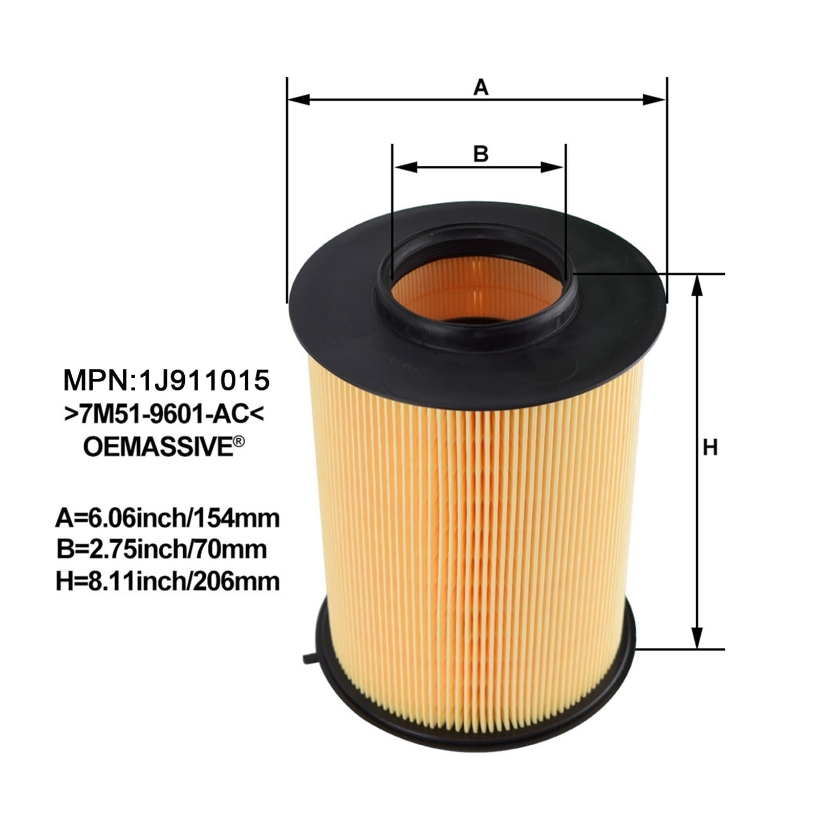 Adatto per Focus Transit Connect Lincoln MKC Filtro Abitacolo Antipolline