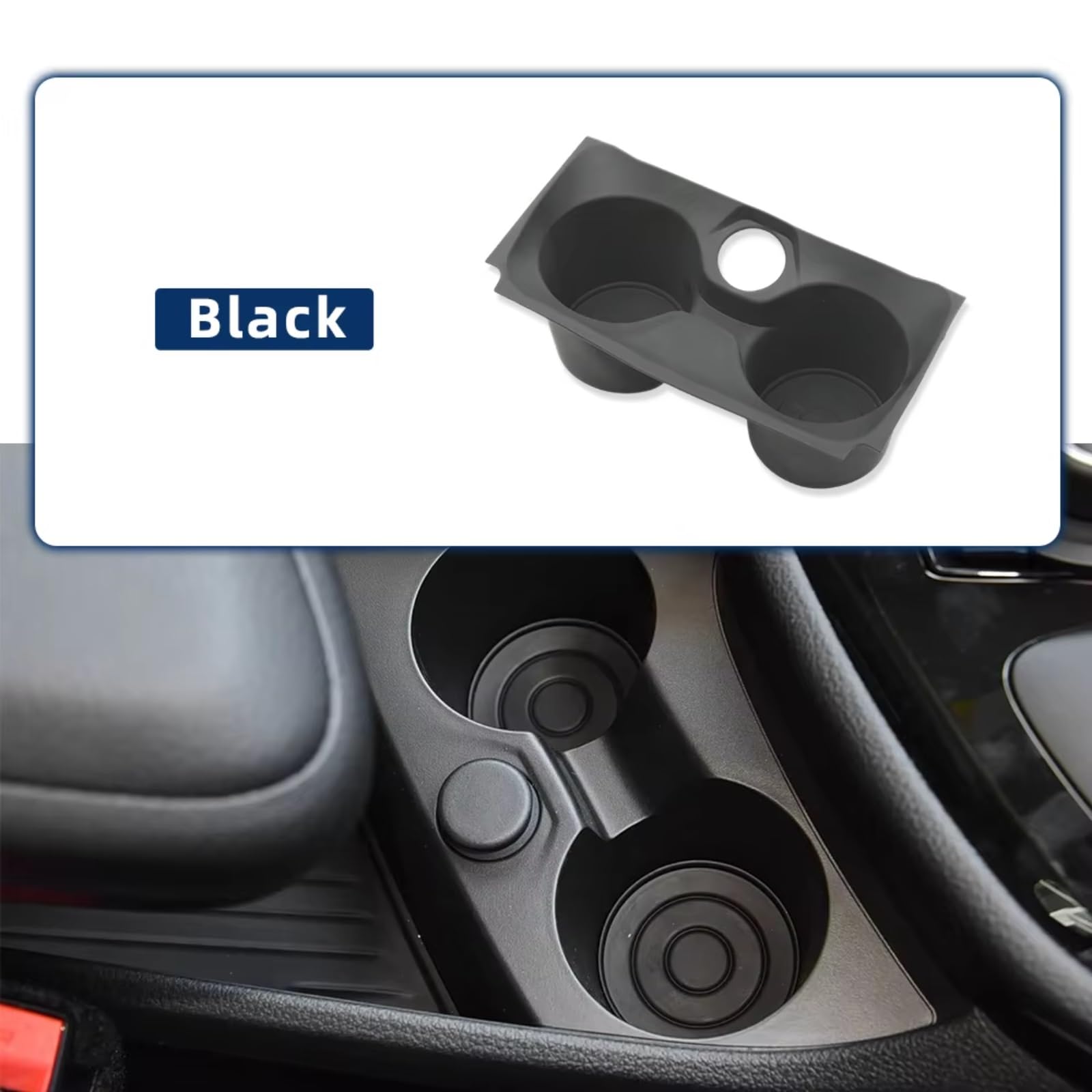 Auto Innenraum Zubehör Compatibile Con BMW Per F22 F23 Serie 2 2011-2013 M2 F87 2015-2018 Accessori Portabicchieri Di Scarico Console Centrale Auto 51166993607-1