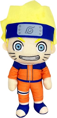 Great Eastern Entertainment Naruto - Naruto Uzumaki Versión movible Peluche 8" H