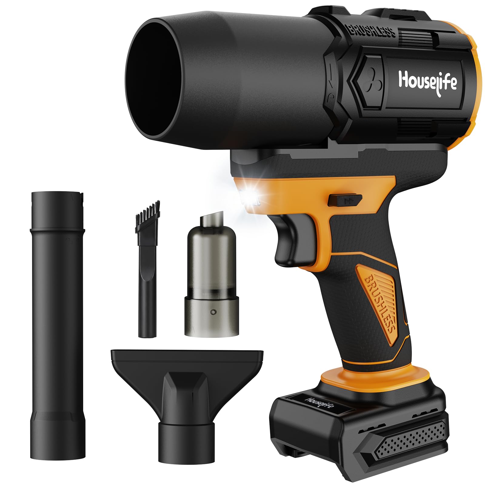 Souffleur de feuilles sans fil compatible DeWalt 20V souffleur de jardin portatif pour extérieur