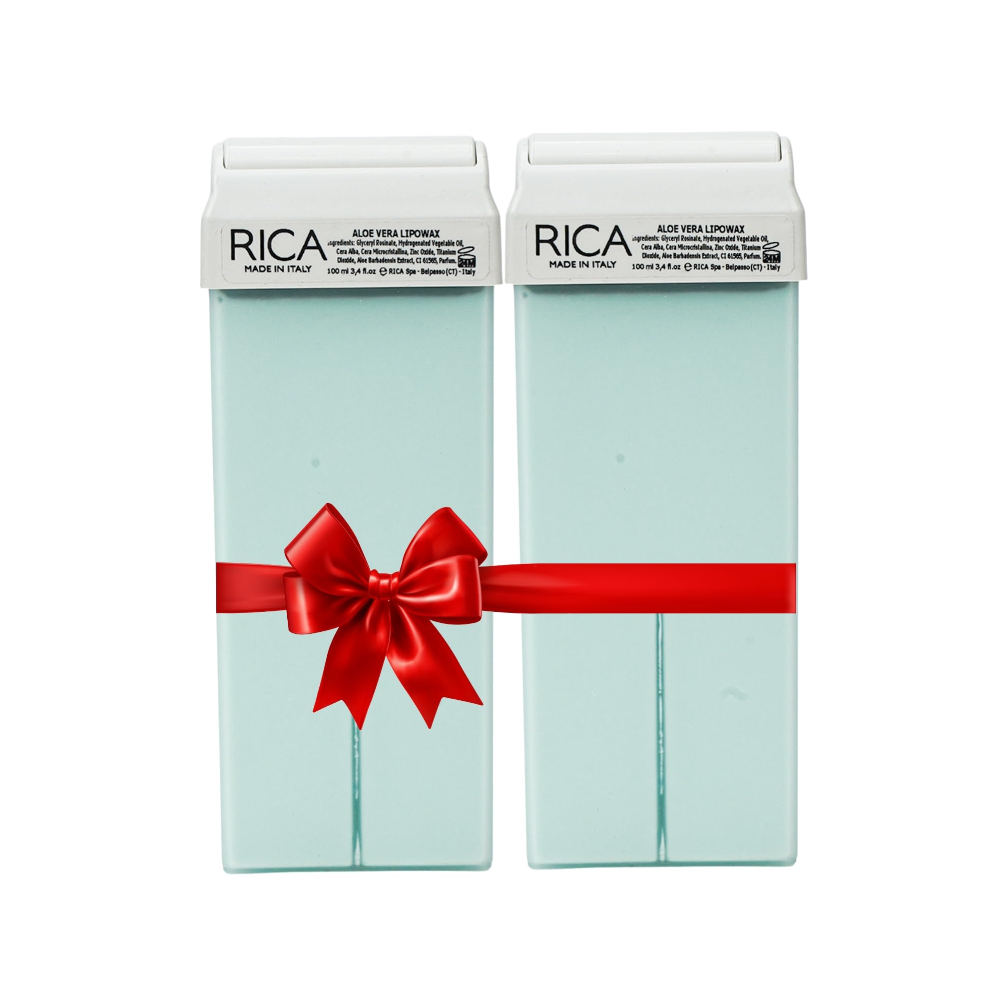 Rica Wax Aloe Vera Roll-On Wax Kit, Women, (Set of 2 Refill Wax) 100 ML-image-0
